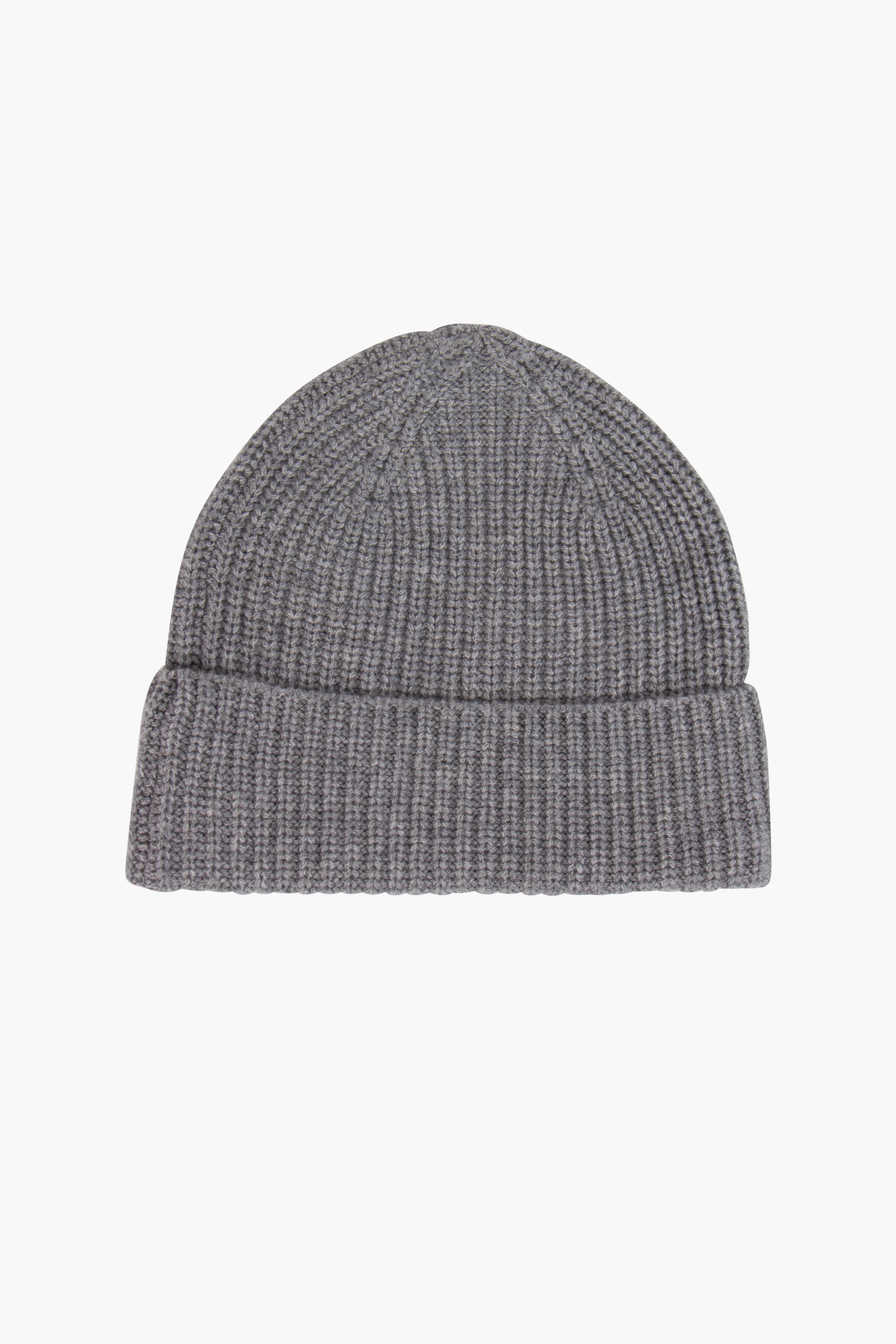 0039 ITALY Ribbed Cashmere-Wool Blend Hat