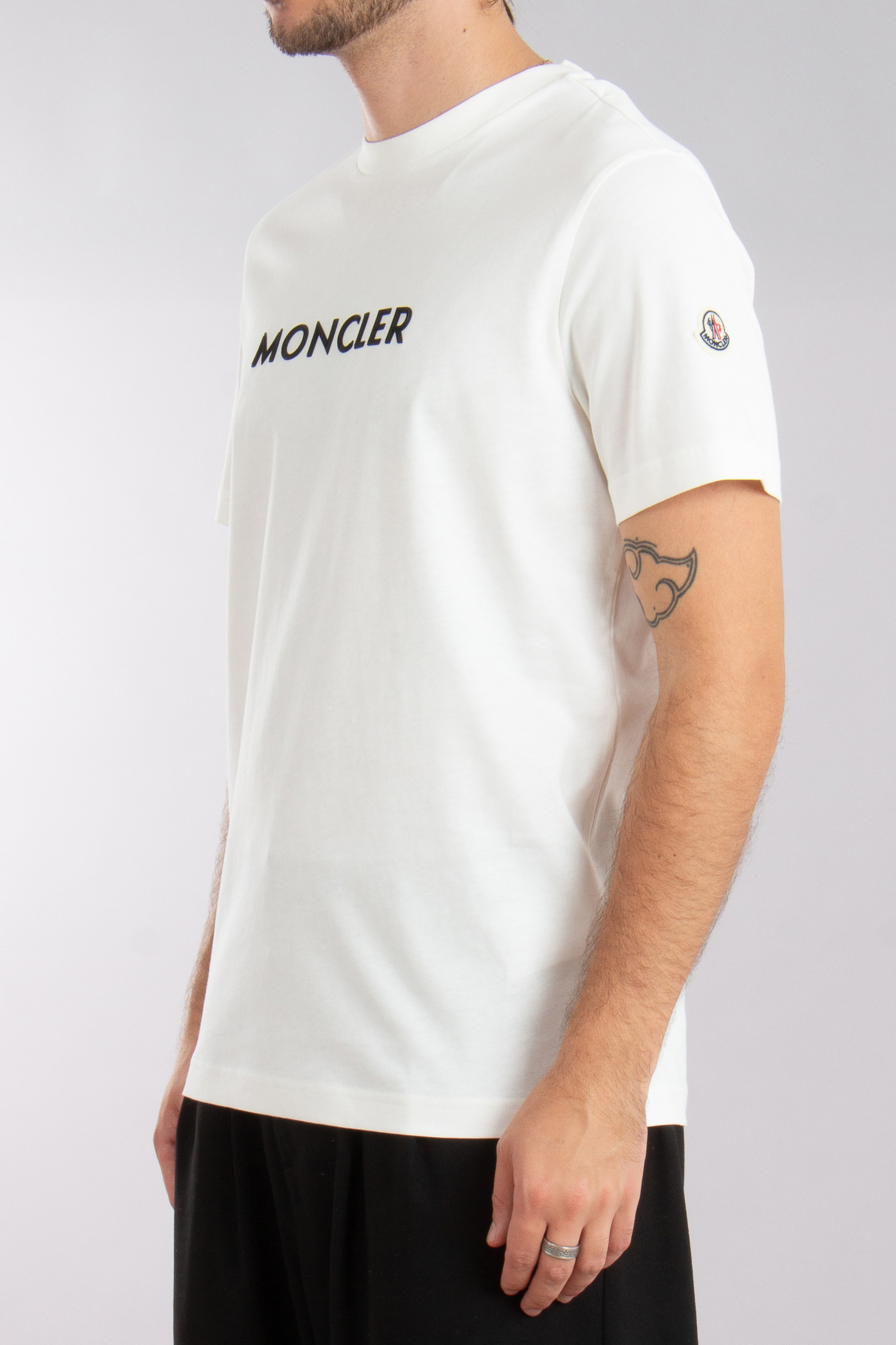 MONCLER Printed Organic Cotton Jersey T-Shirt