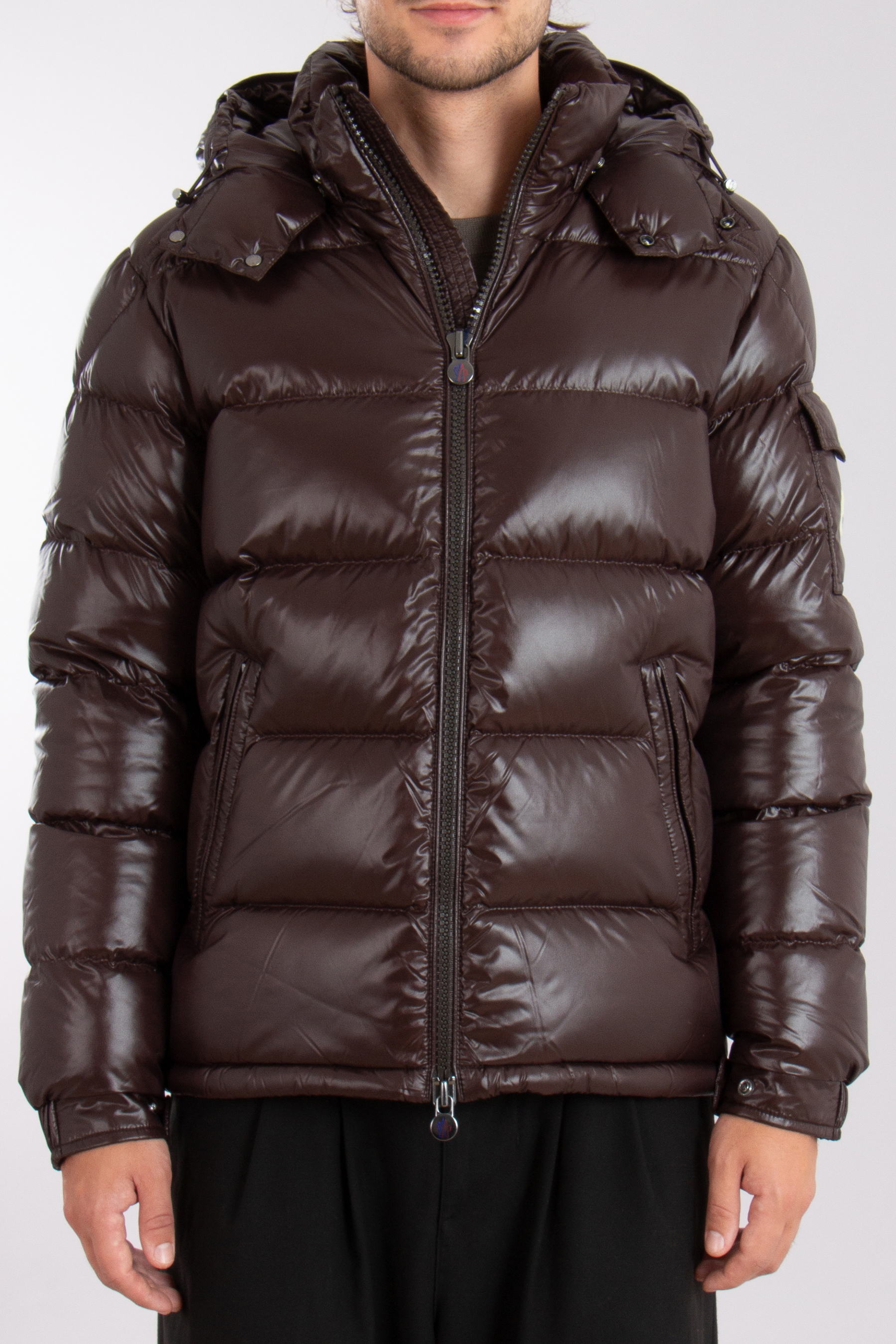 MONCLER Maya Nylon Laqué Down Jacket