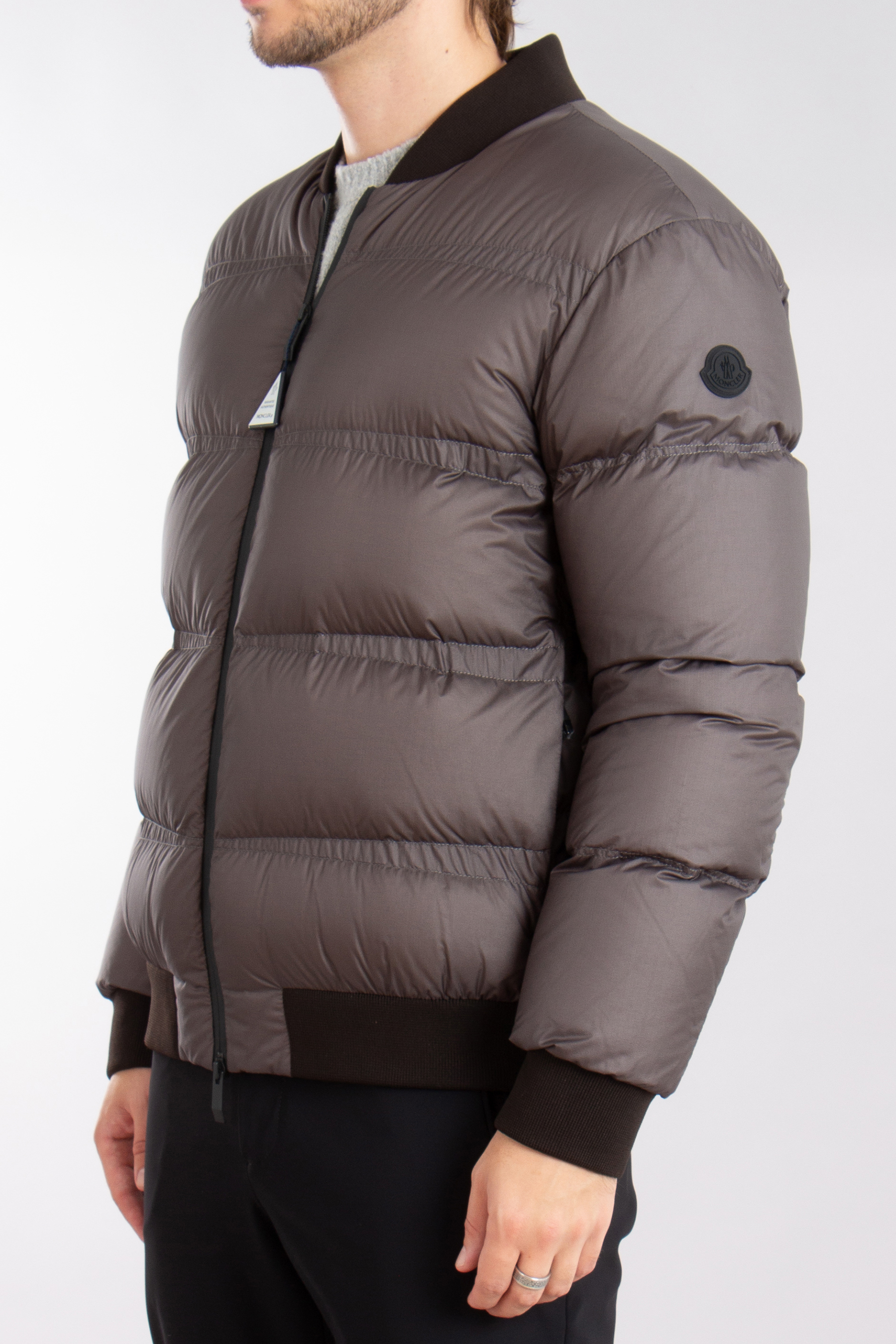 MONCLER Vioz Nylon Ripstop Down Bomber Jacket