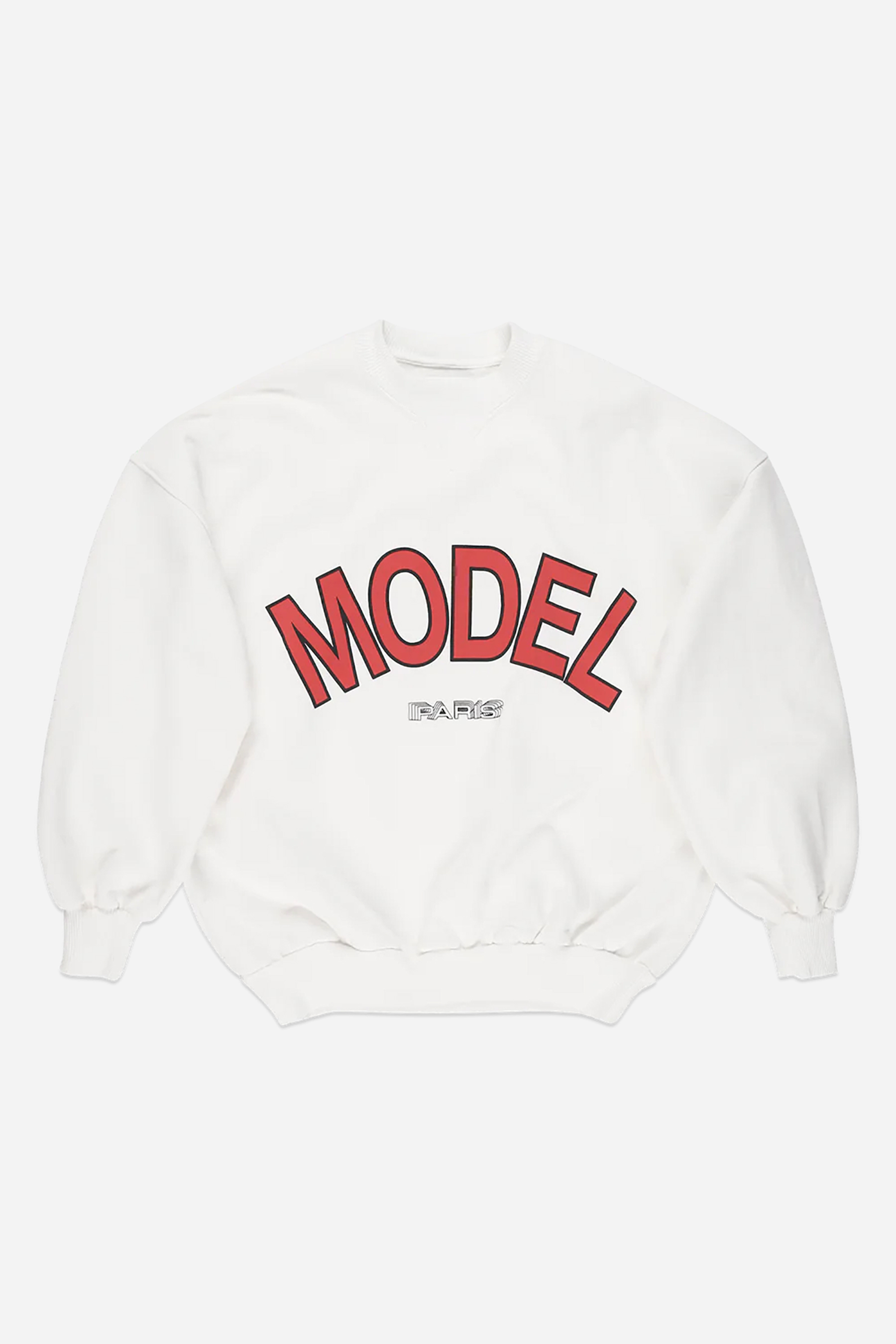 PHILIPPE MODEL Oversized Printed Cotton Sweatshirt