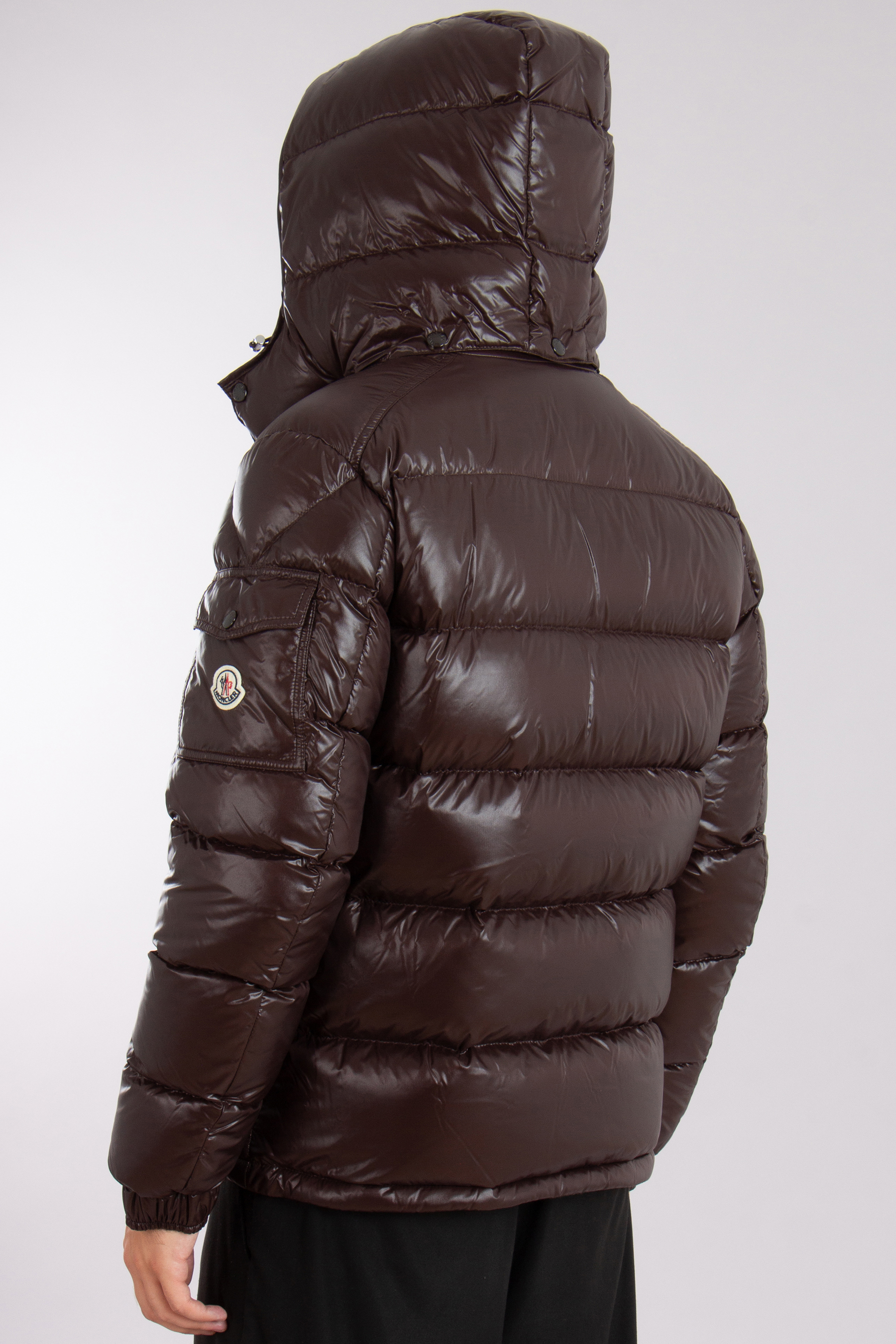 MONCLER Maya Nylon Laqué Down Jacket