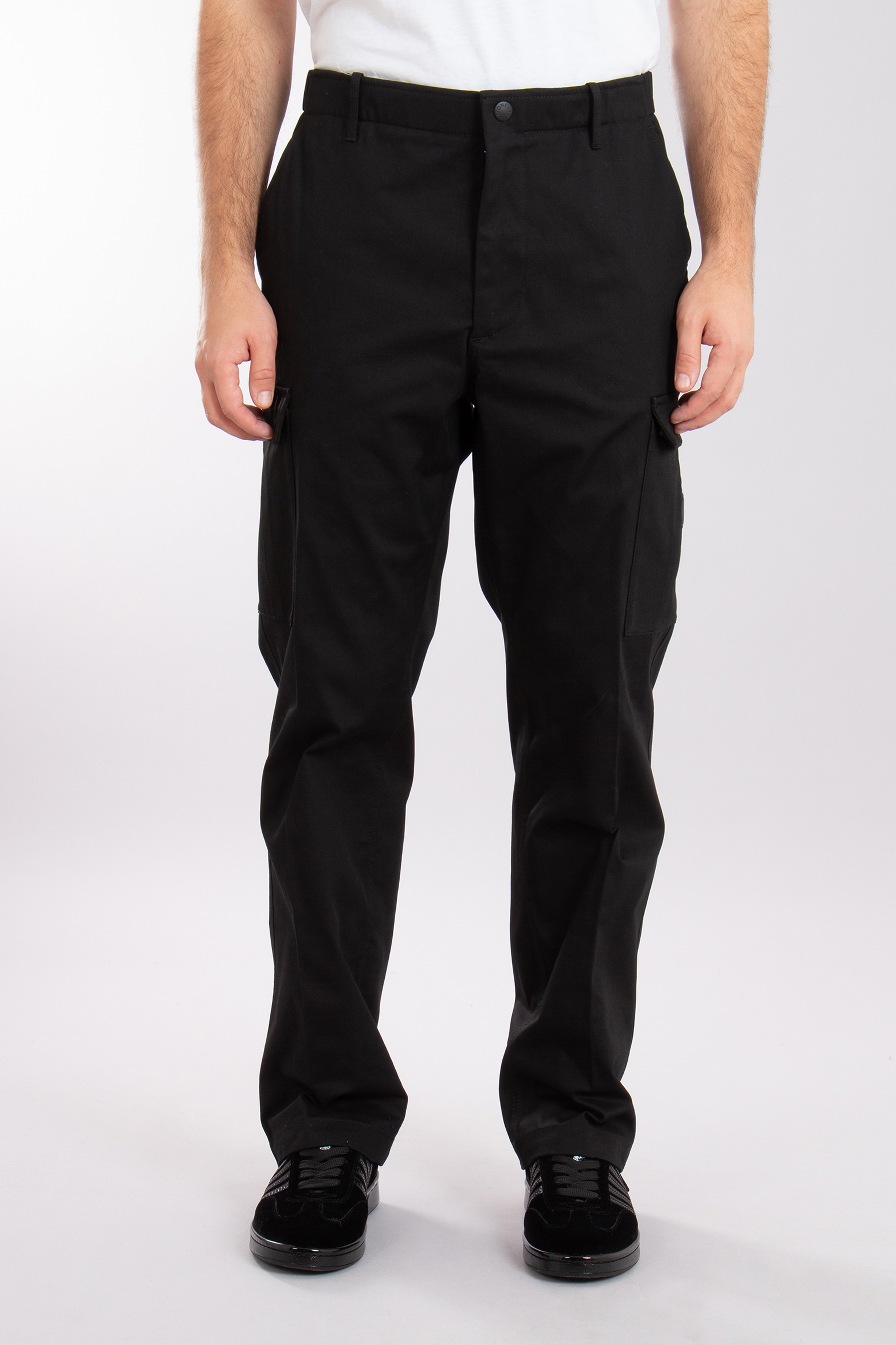 MONCLER Cotton Stretch Gabardine Cargo Pants