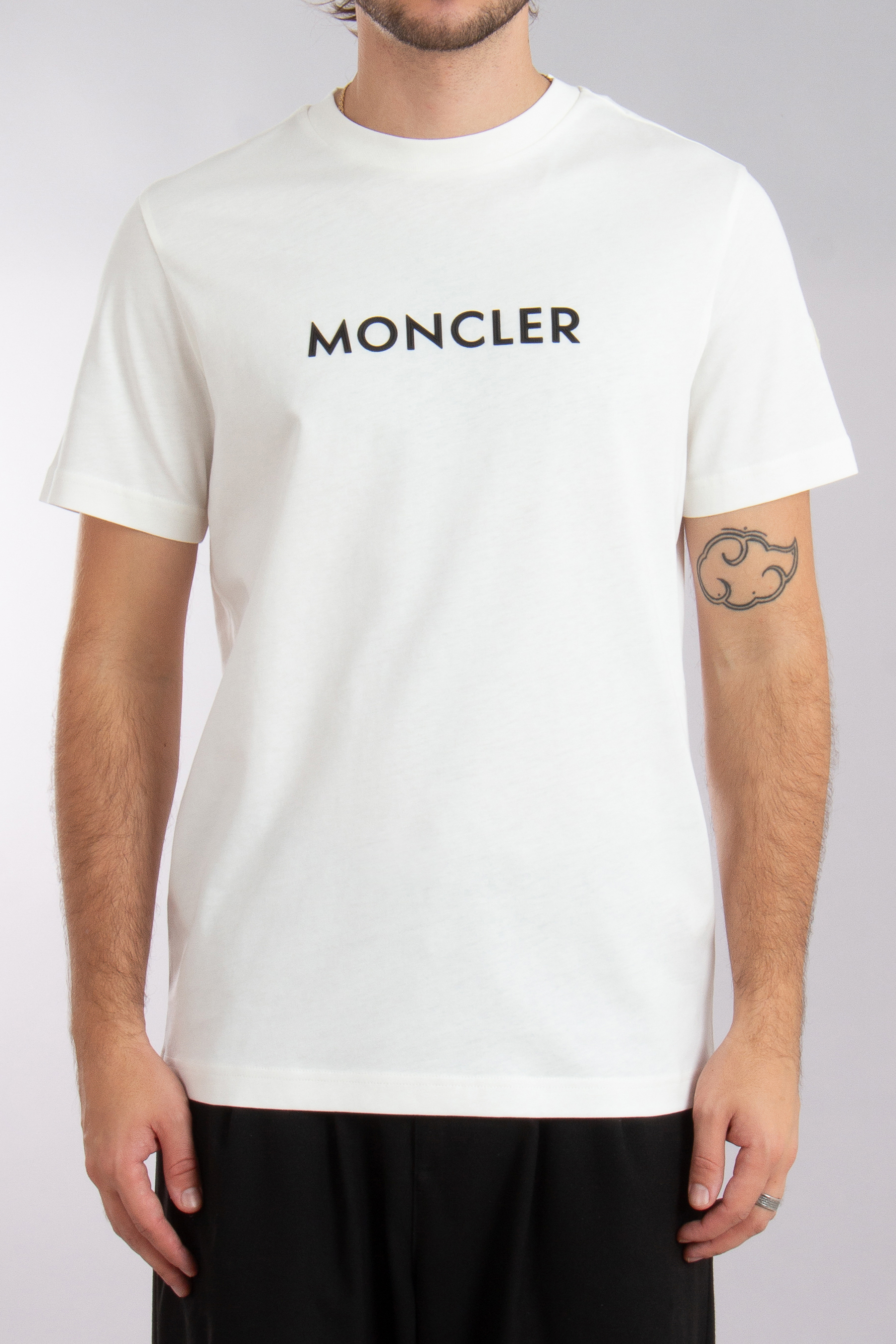 MONCLER Printed Organic Cotton Jersey T-Shirt