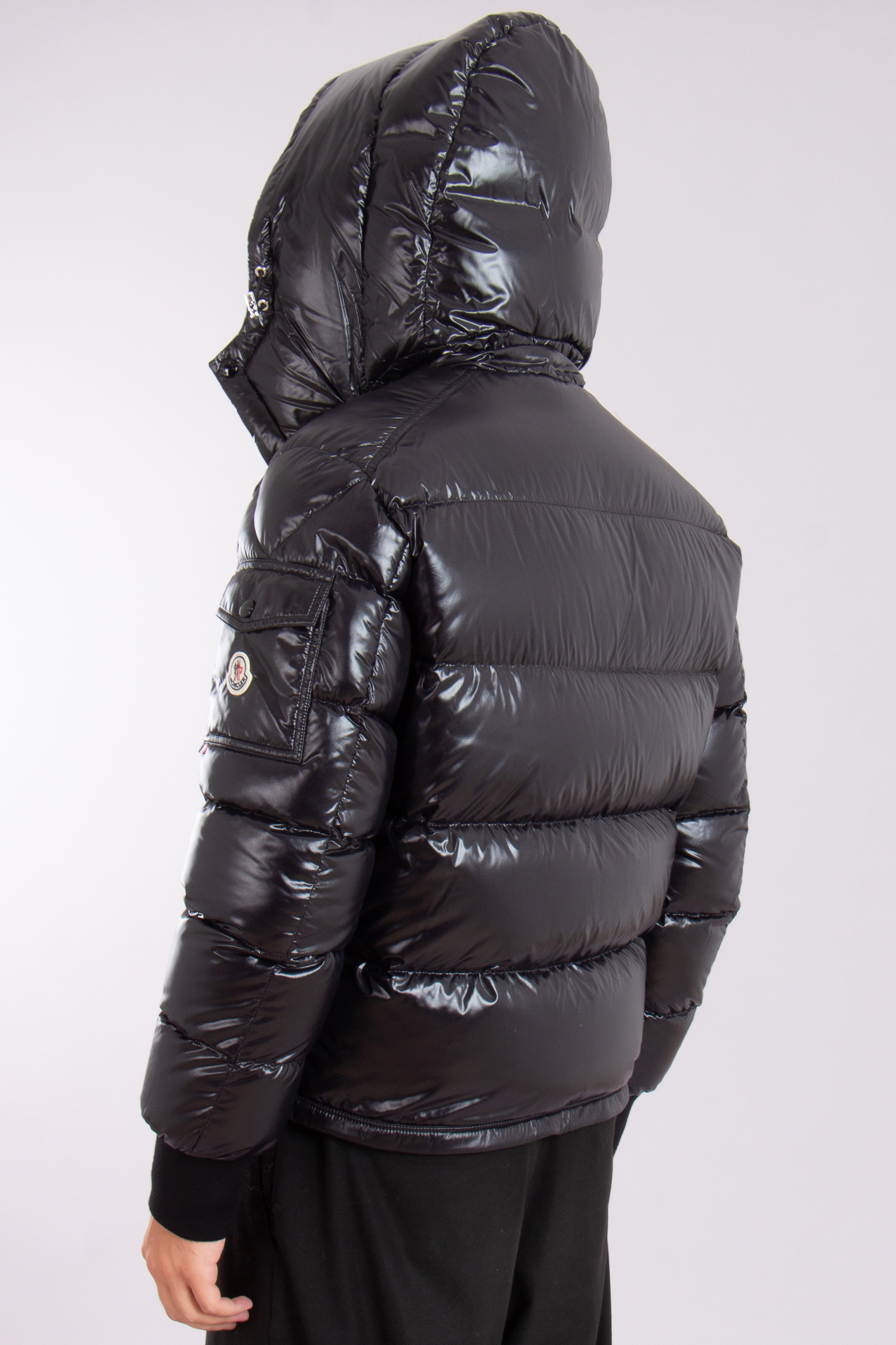 MONCLER Maljasset Nylon Laqué Down Jacket