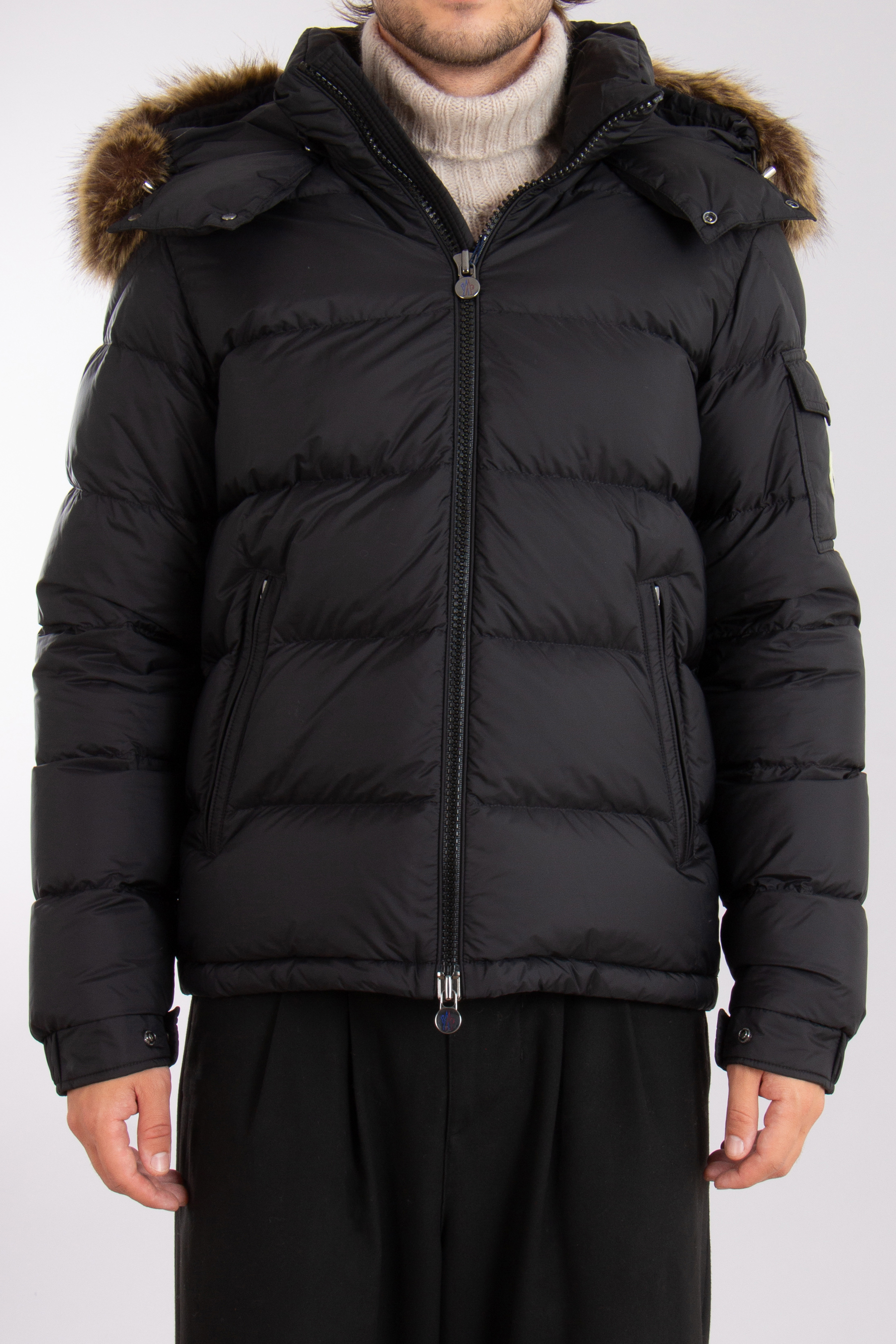 MONCLER Mayaf Recycled Rainwear Down Jacket