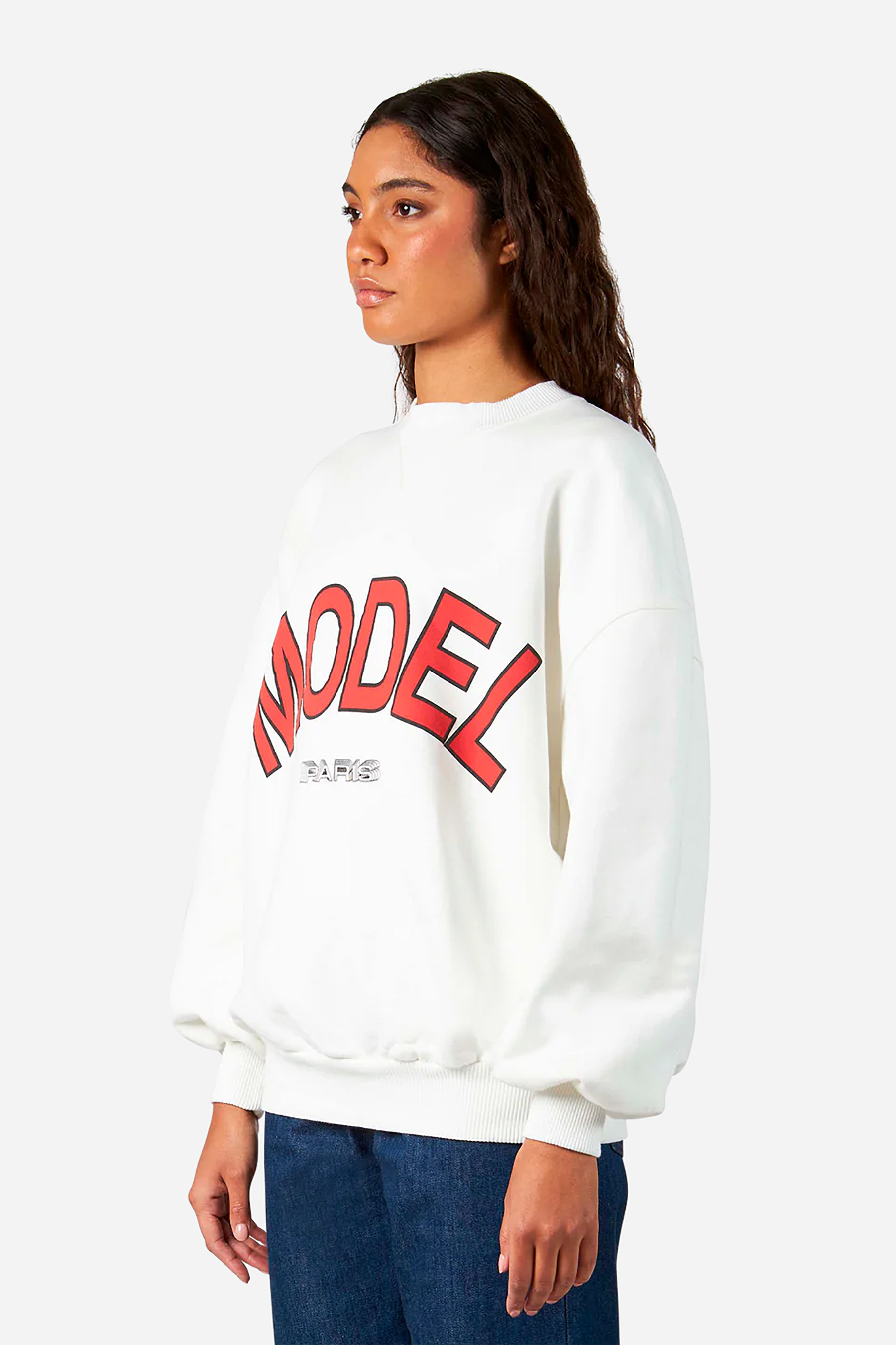 PHILIPPE MODEL Oversized Printed Cotton Sweatshirt