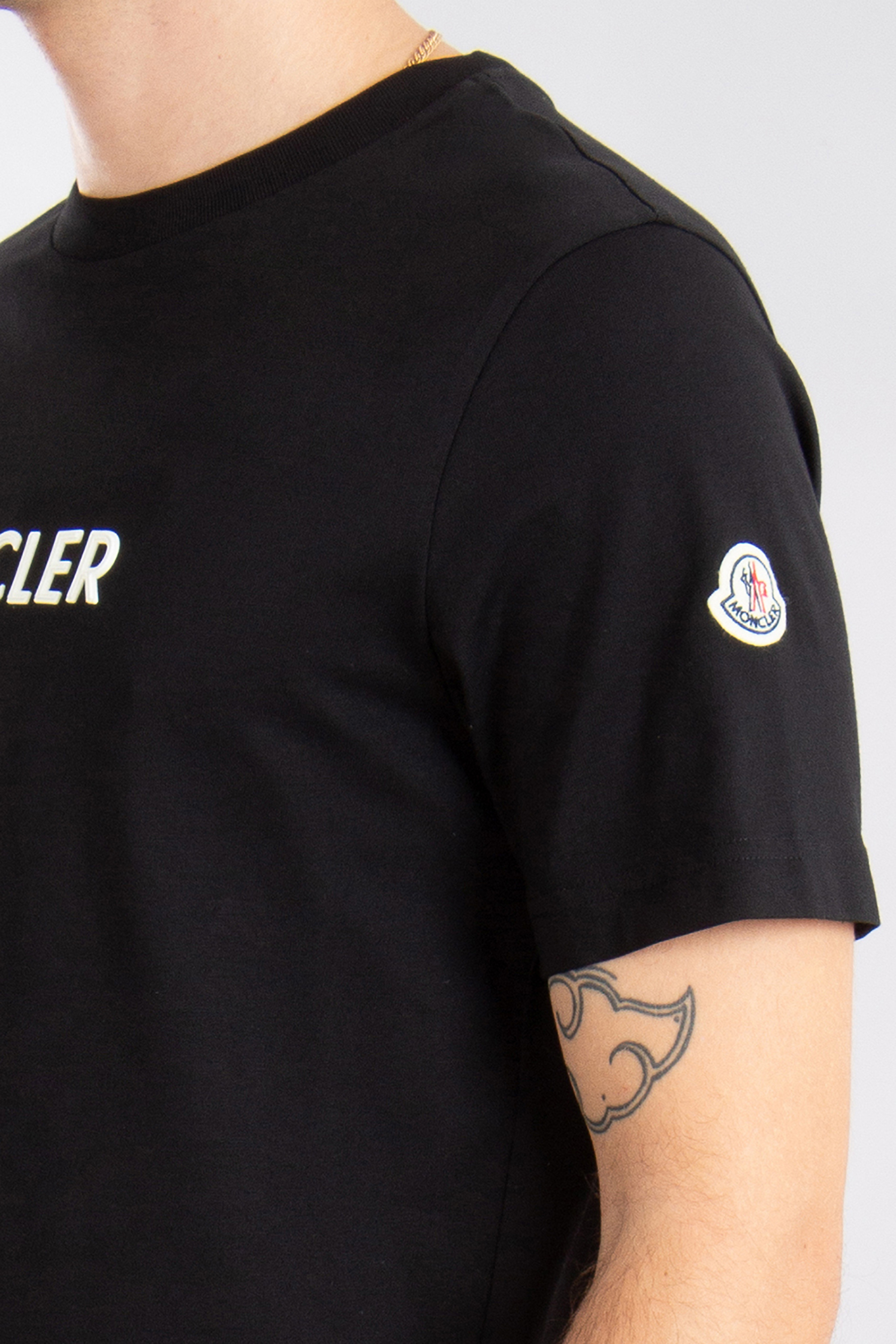 MONCLER Printed Organic Cotton Jersey T-Shirt