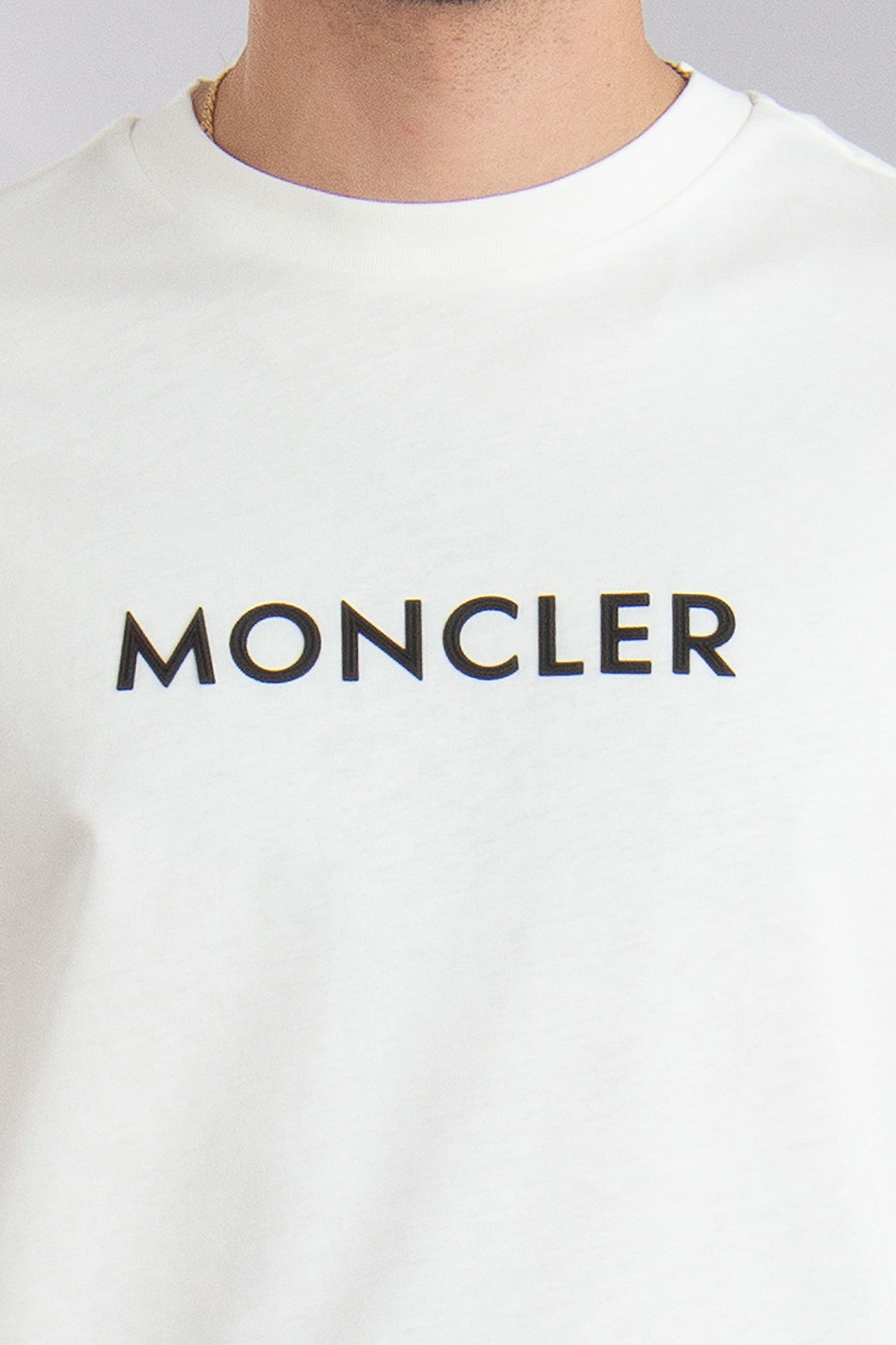 MONCLER Printed Organic Cotton Jersey T-Shirt