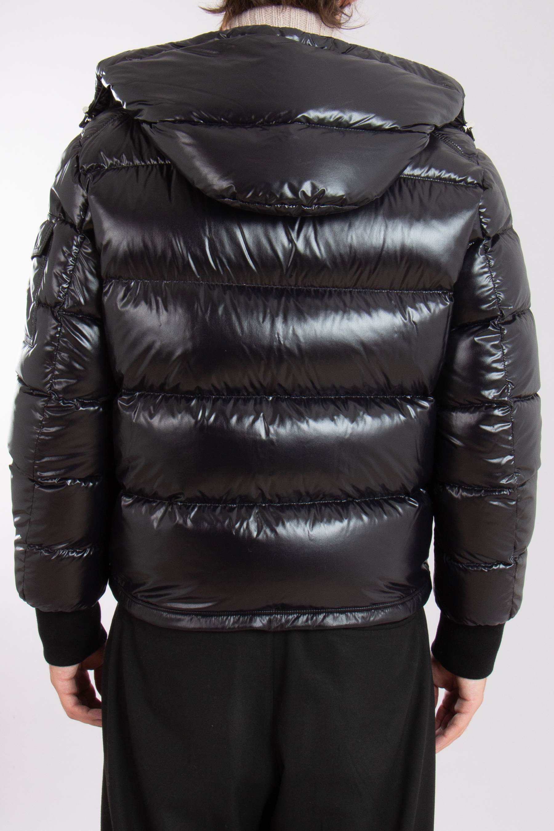 MONCLER Maljasset Nylon Laqué Down Jacket