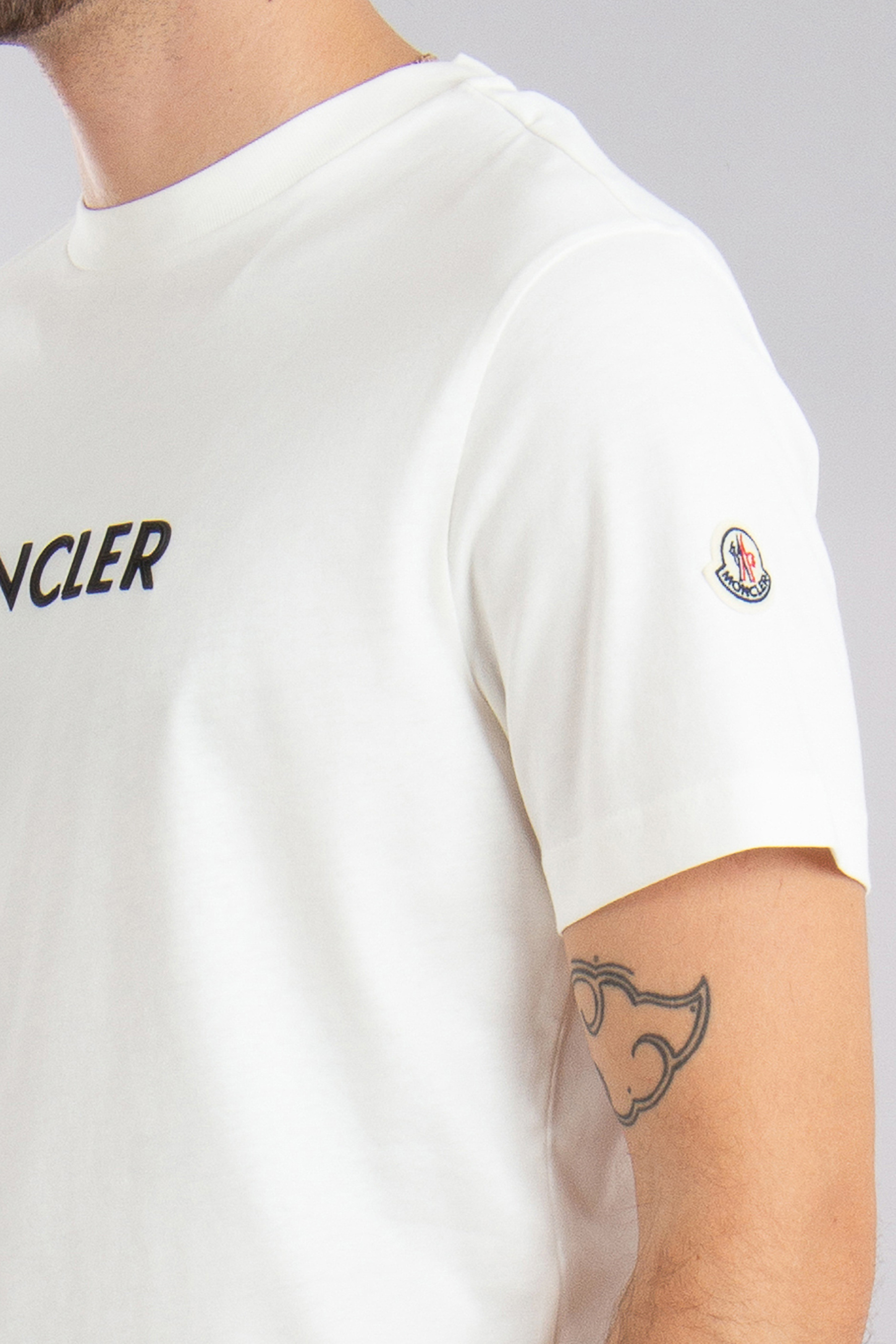 MONCLER Printed Organic Cotton Jersey T-Shirt