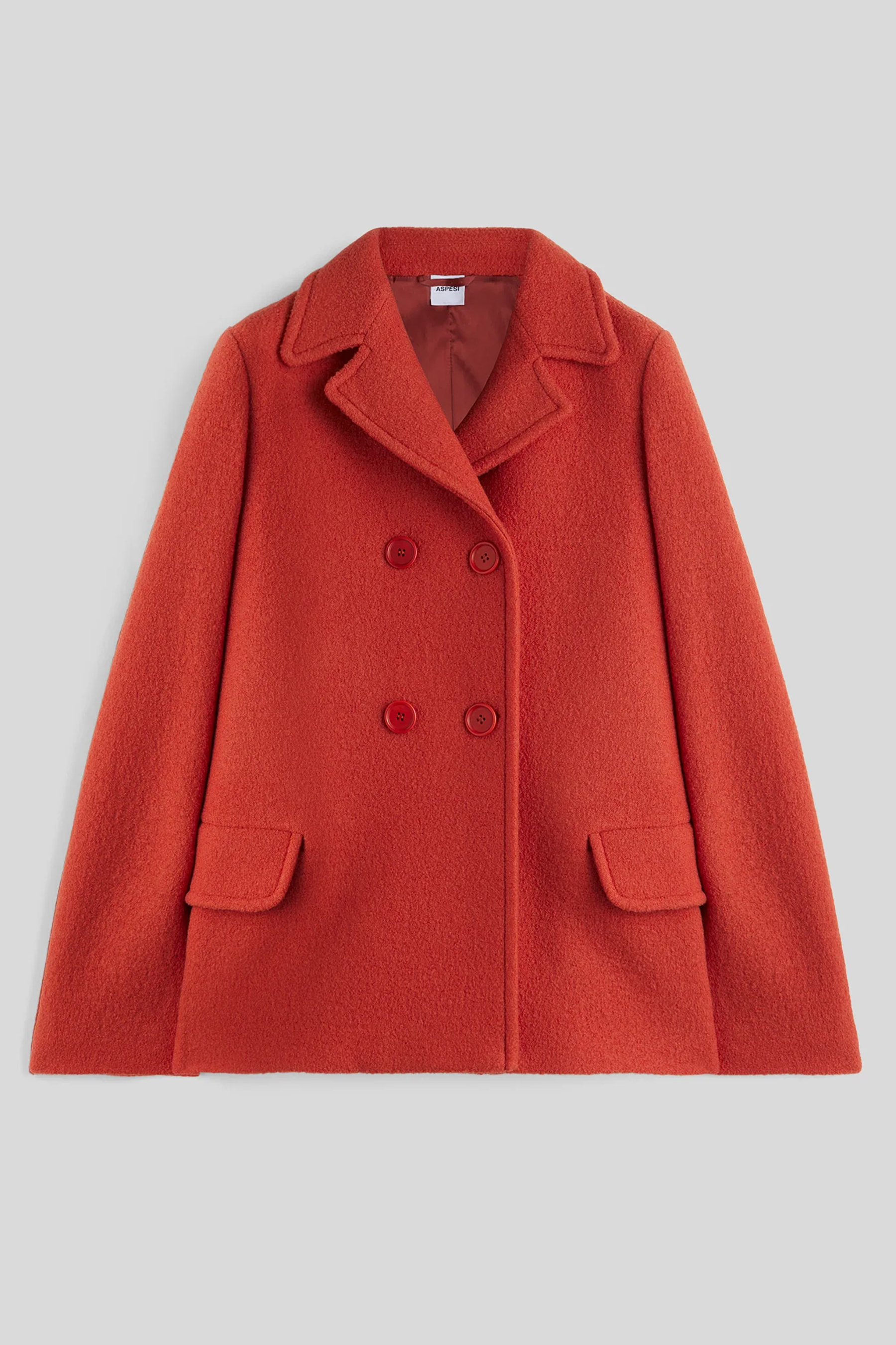 ASPESI Boxy Boiled Wool Jacket