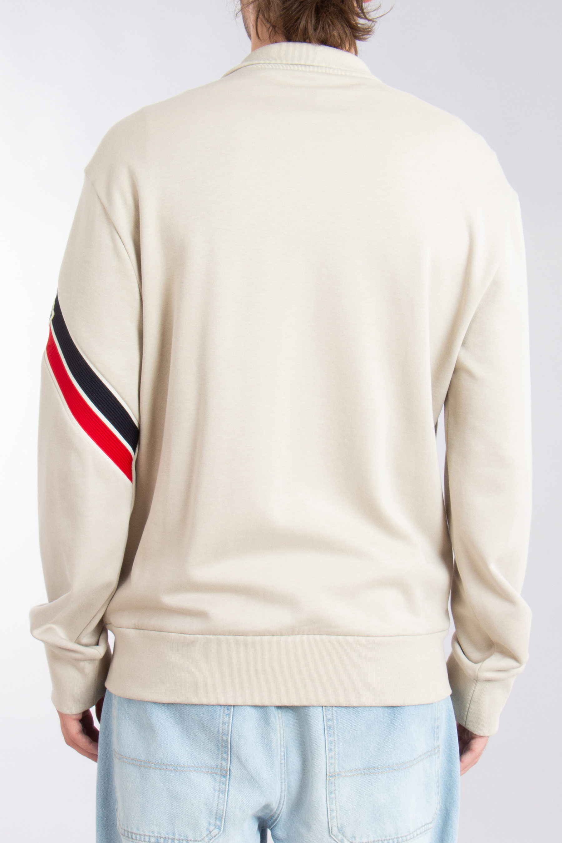 MONCLER Cotton Blend Fleece Sweatjacket