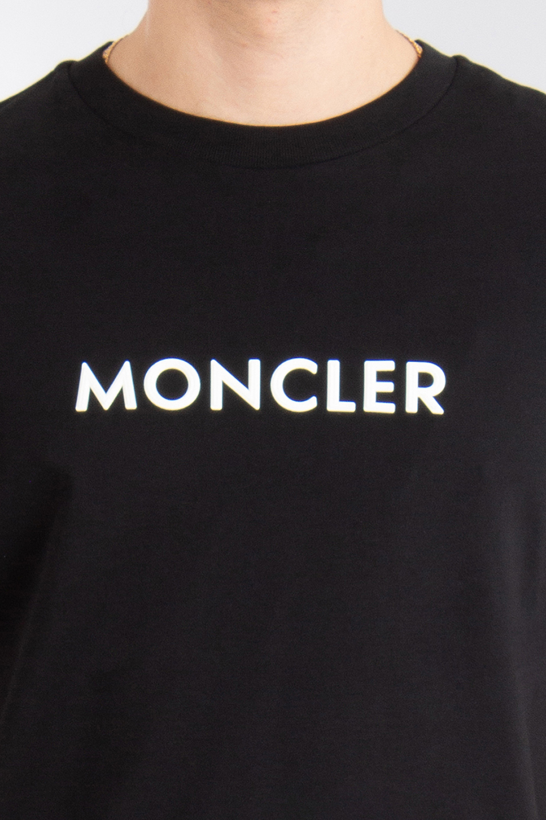 MONCLER Printed Organic Cotton Jersey T-Shirt