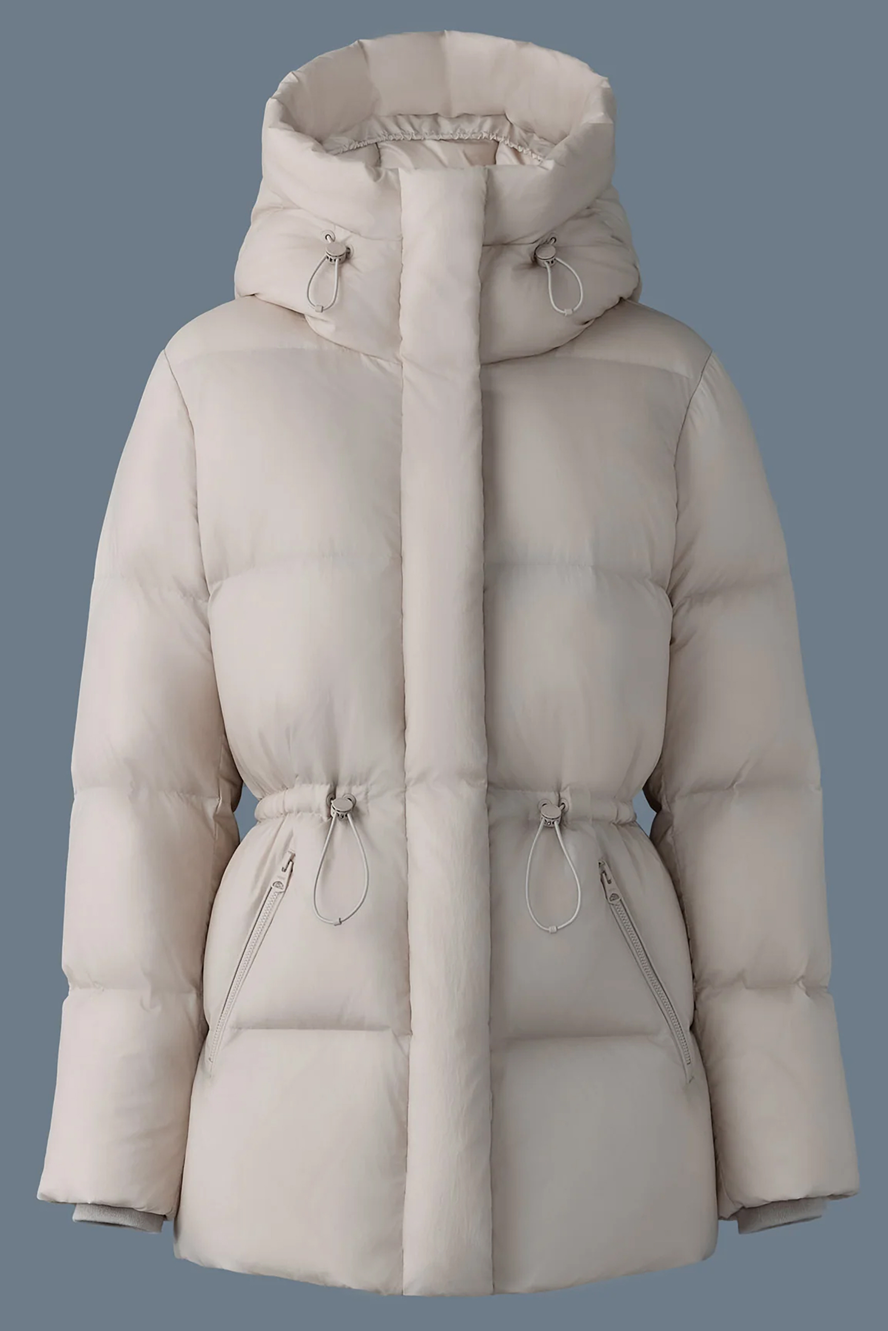 MACKAGE Hooded Crinkle Nylon Down Jacket Freya-SW