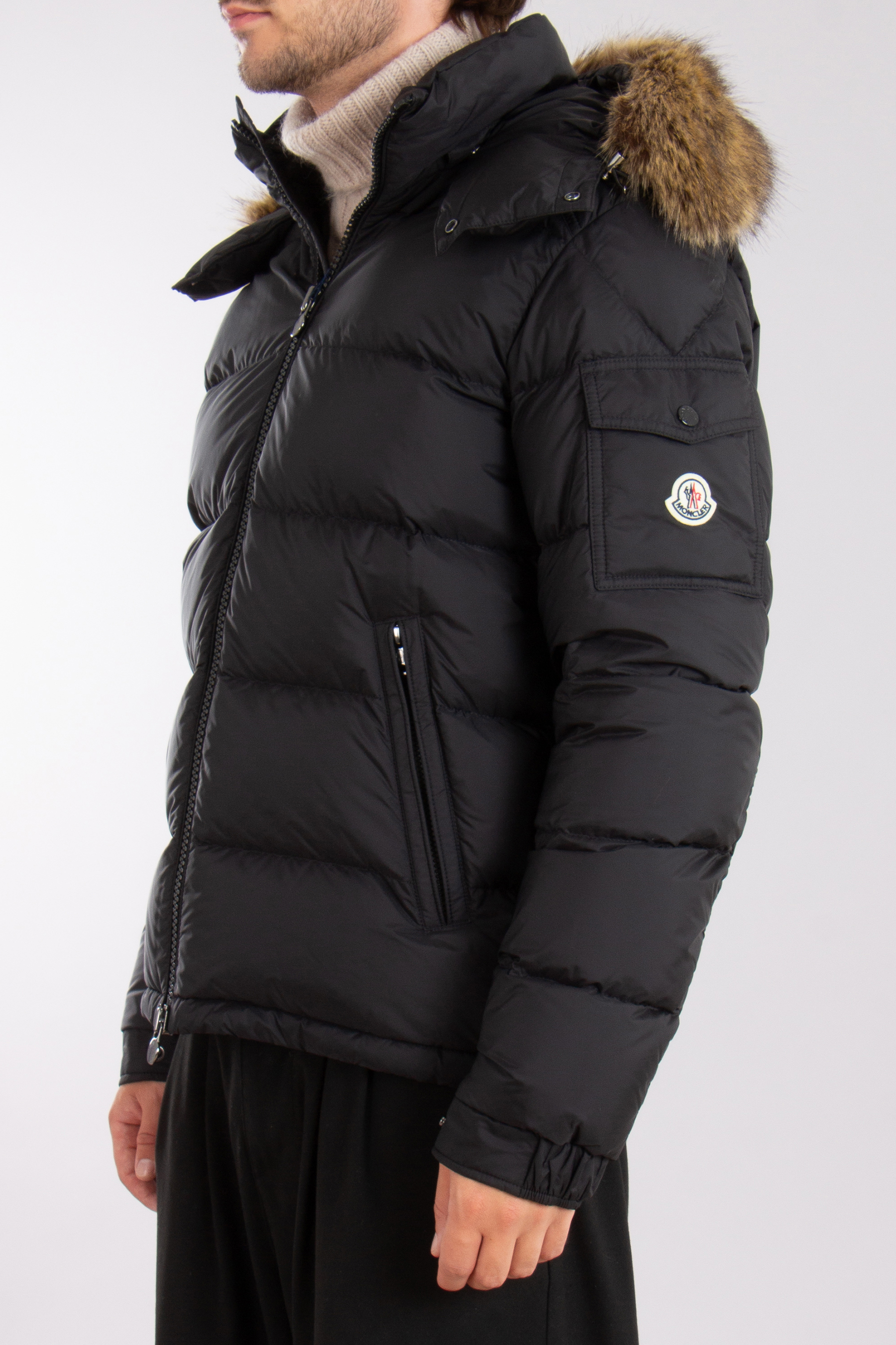 MONCLER Mayaf Recycled Rainwear Down Jacket