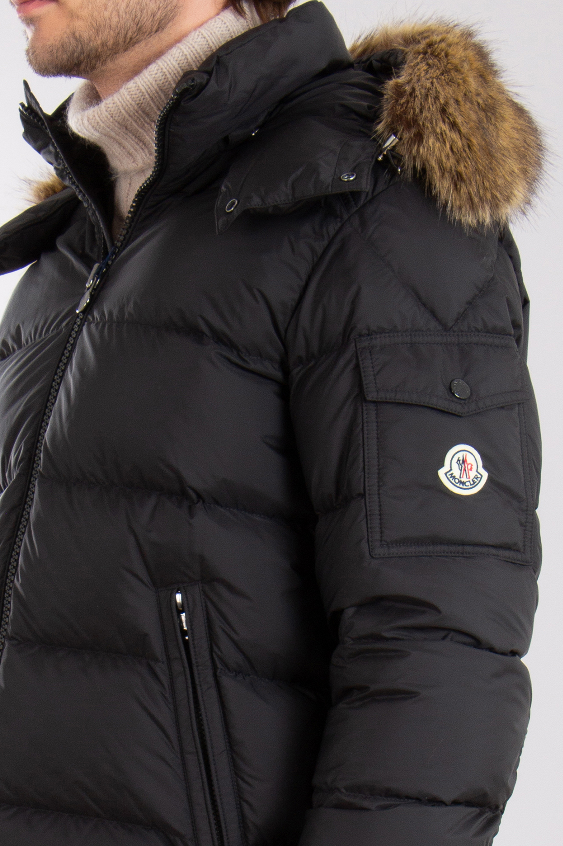 MONCLER Mayaf Recycled Rainwear Down Jacket