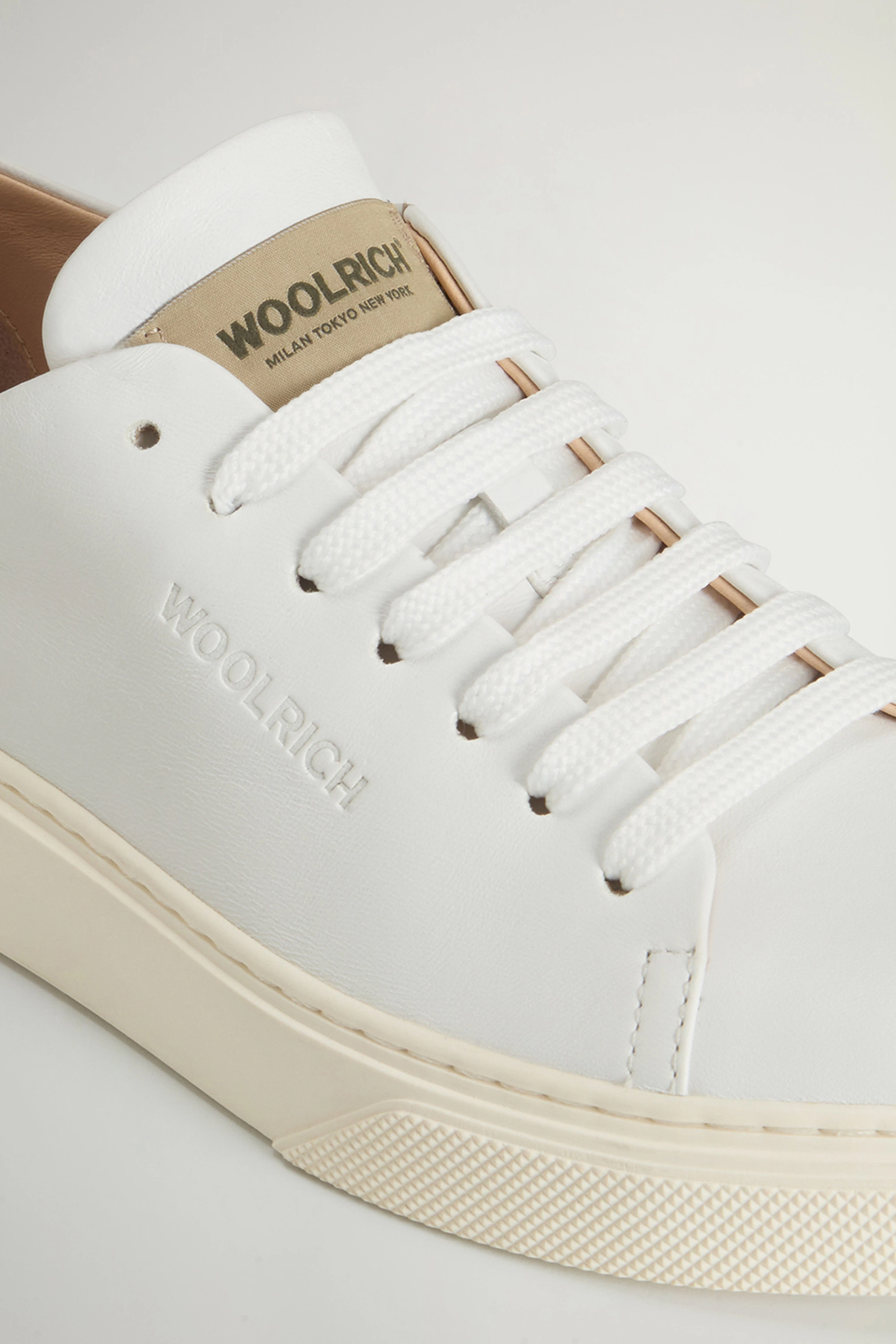 WOOLRICH Leather Sneakers Cloud Court