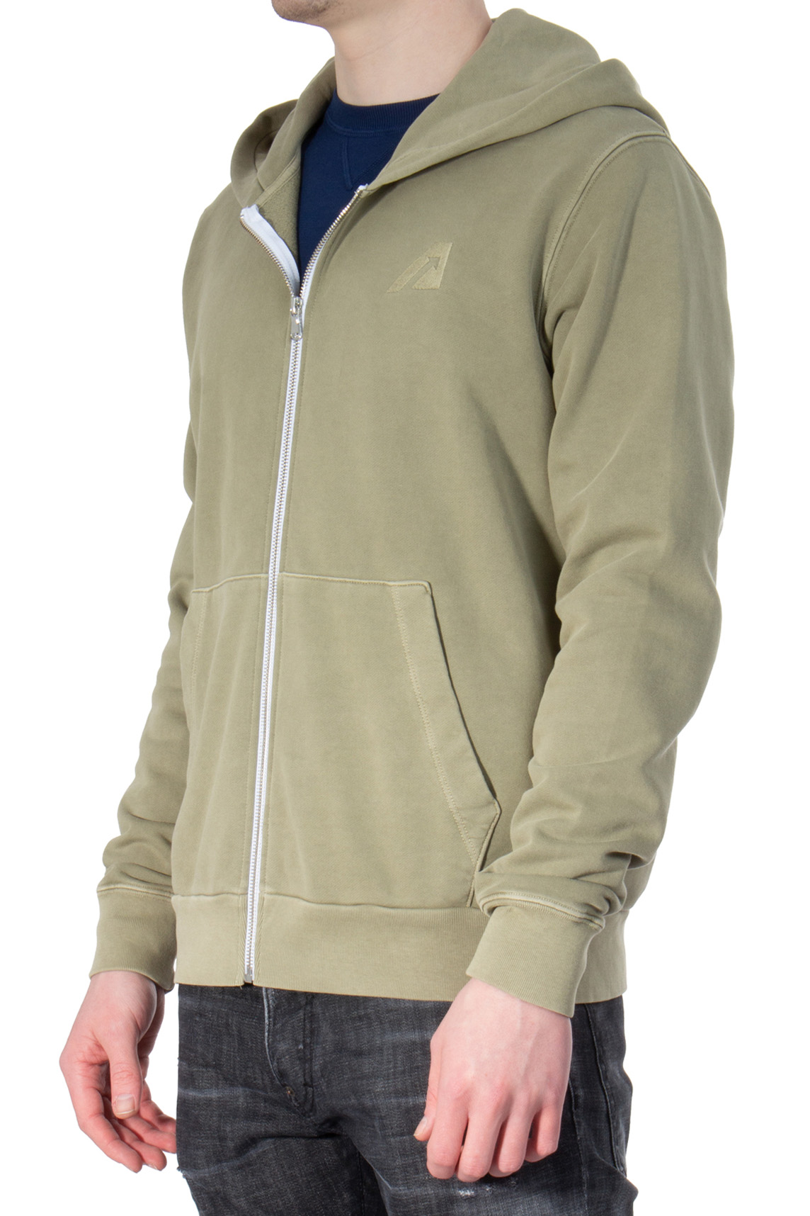 AUTRY Embroiderend Cotton Sweatjacket