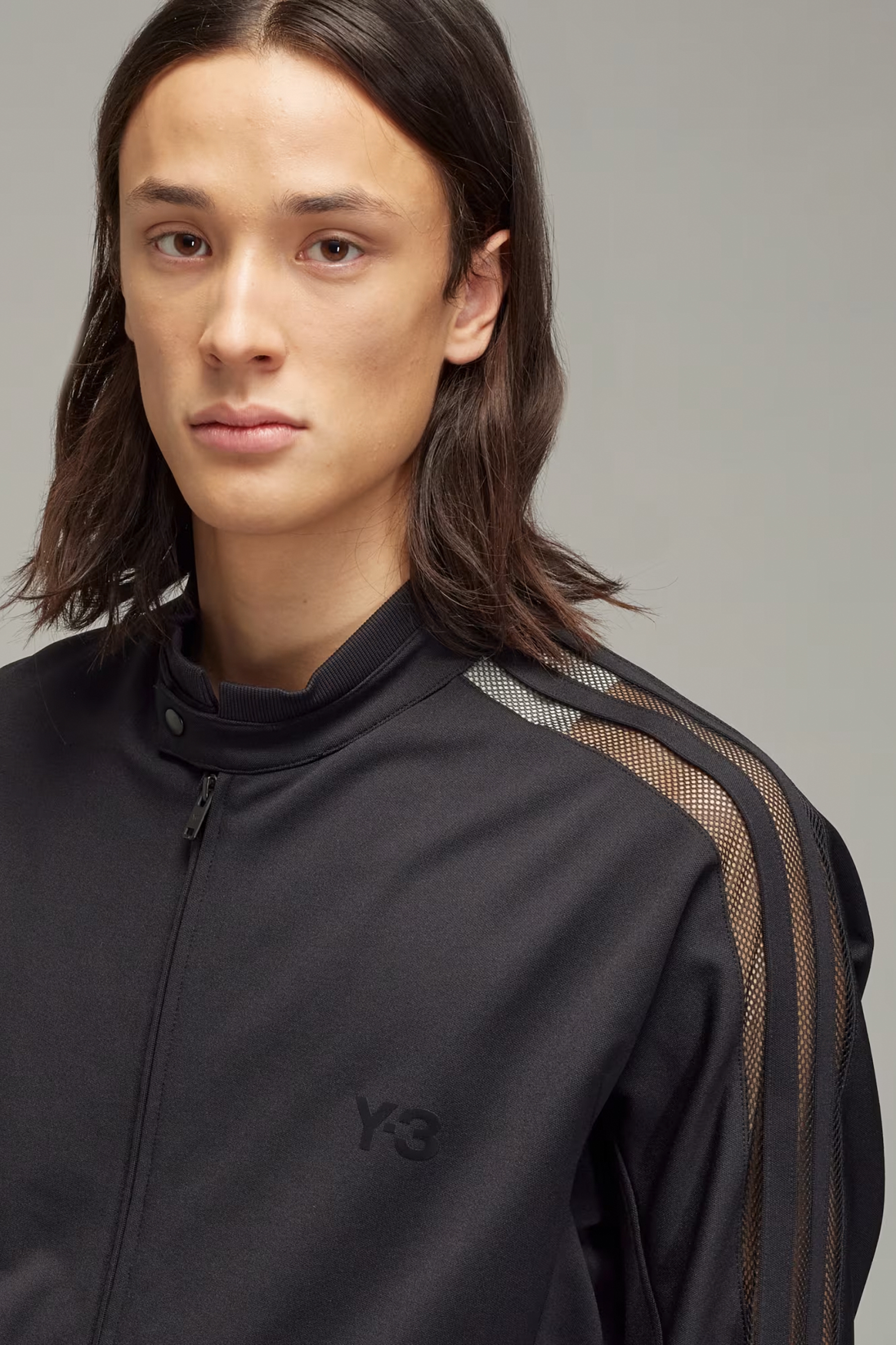 Y-3 Nylon 3-Stripes Originals Track Top