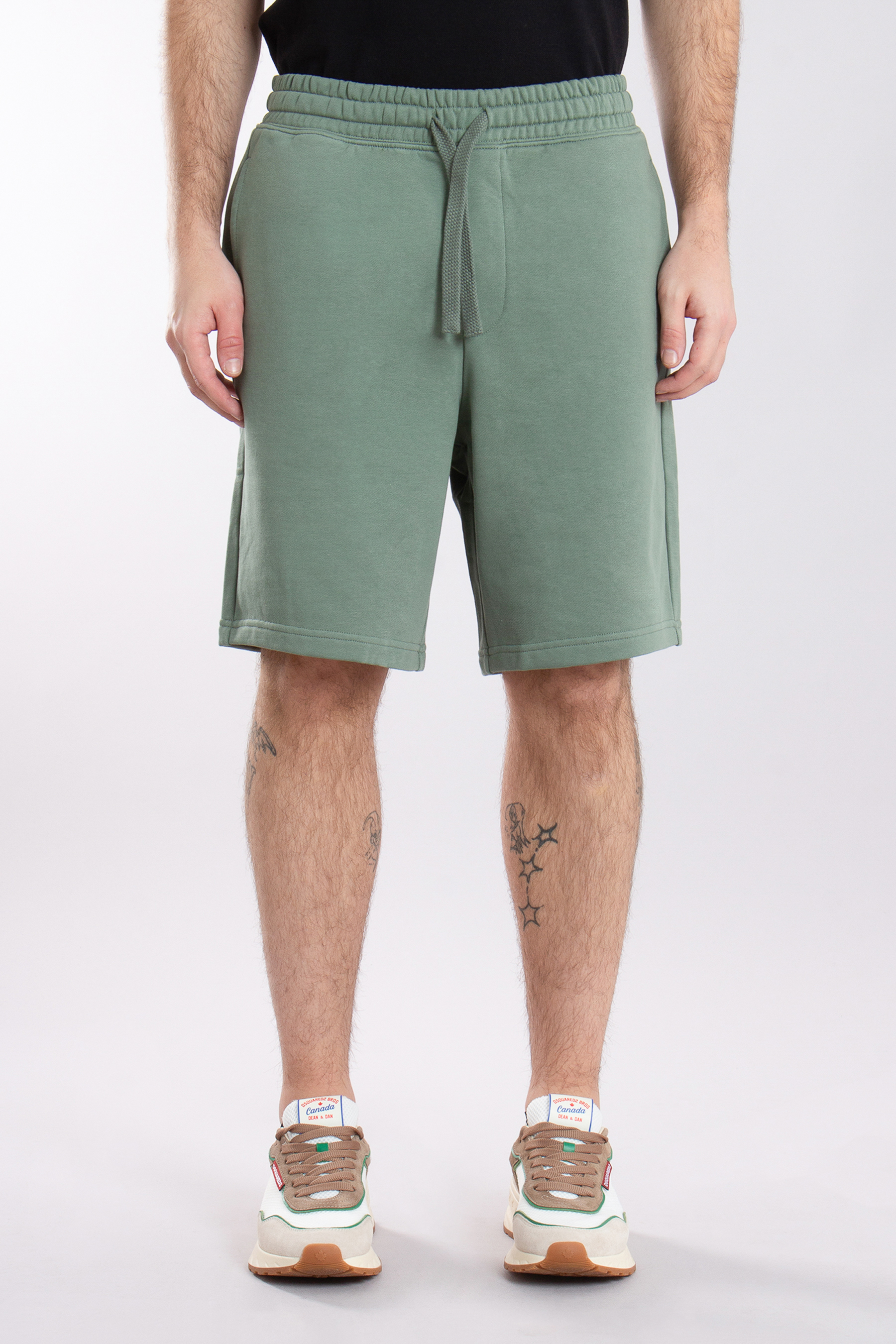 HUGO Relaxed Fit Printed Cotton Terry Shorts Dayono