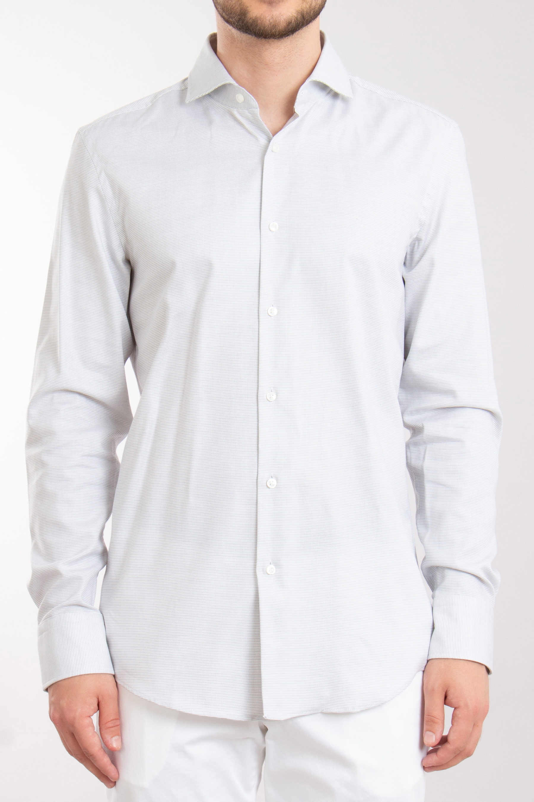 BOSS Structured Cotton-Lyocell Business Shirt H-Hank