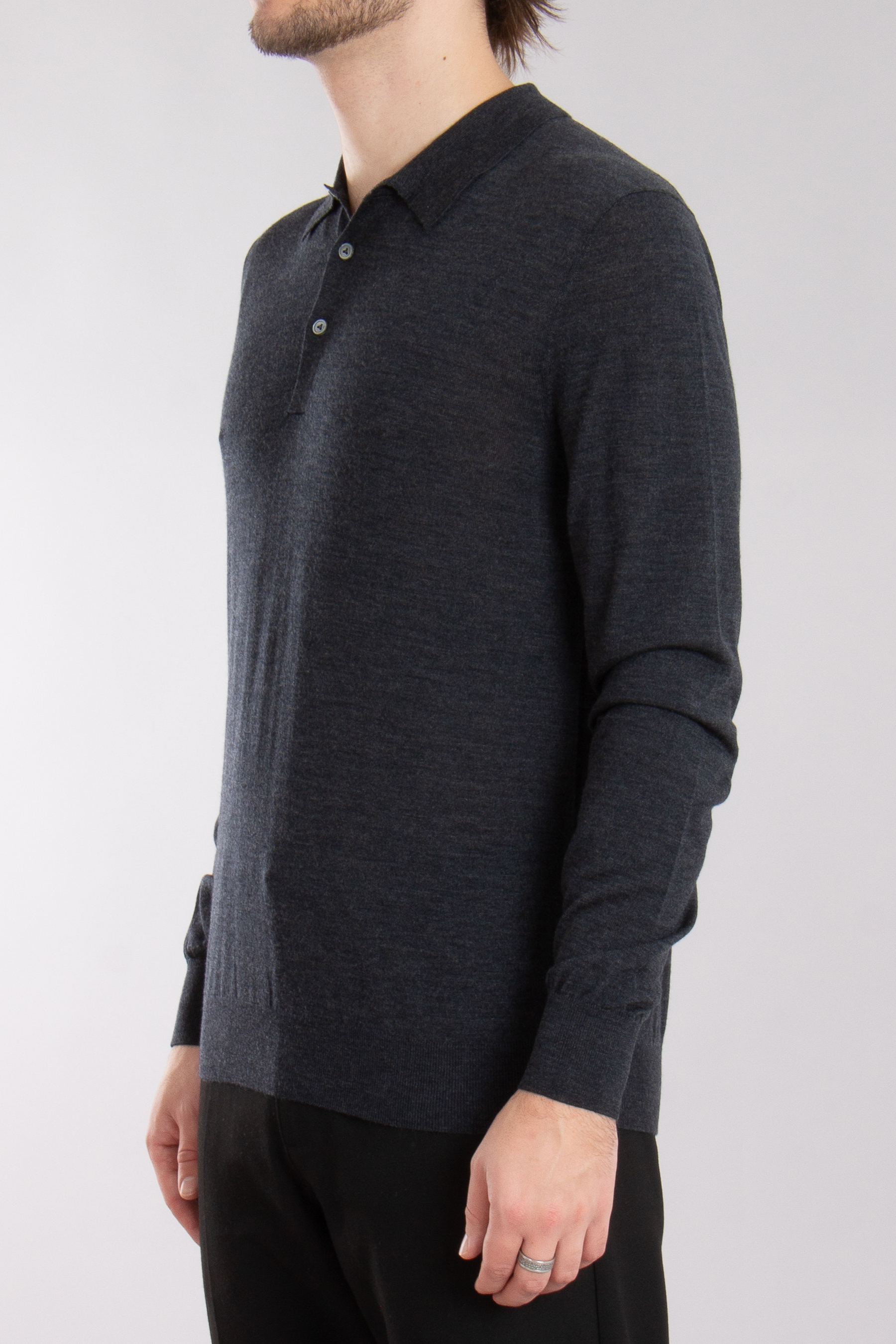 VAN LAACK Virgin Wool Knit Polo Sabri