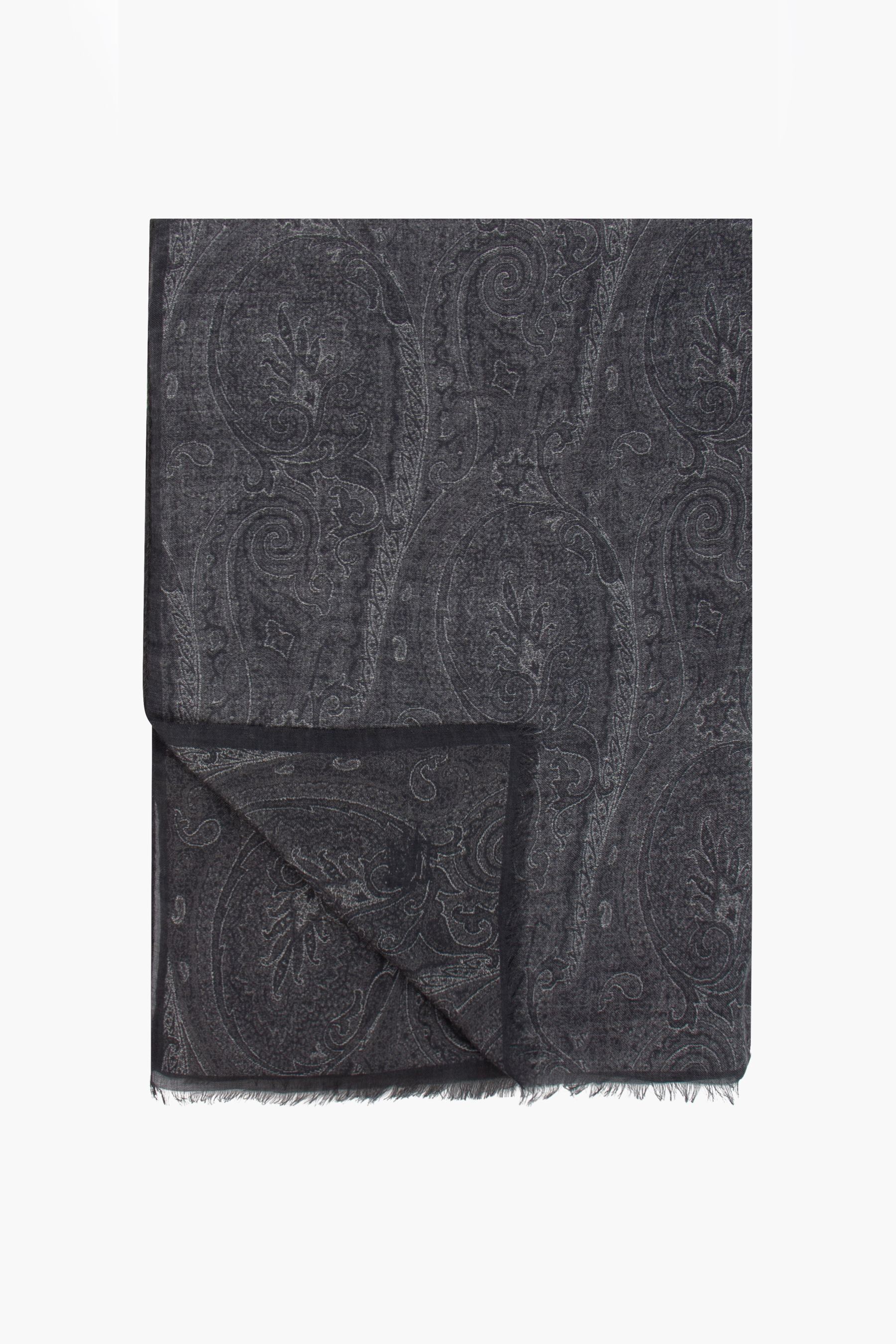 ETRO Paisley Print Modal-Cashmere Blend Scarf