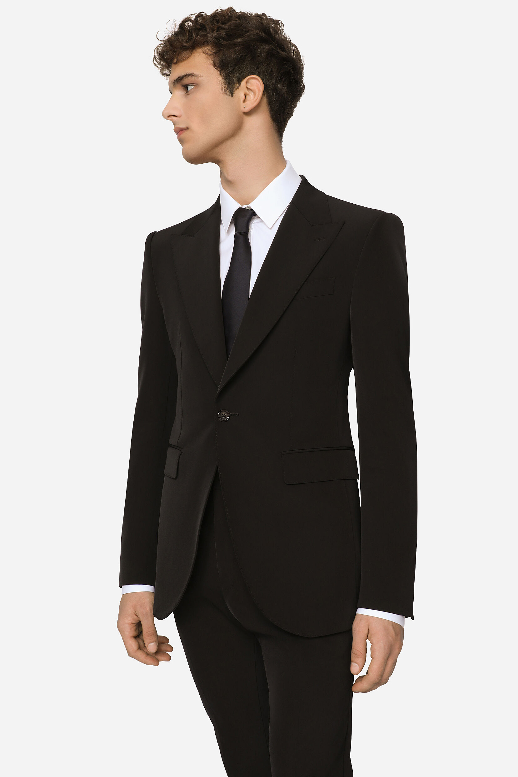 DOLCE & GABBANA Stretch Technical Fabric Sicilia-Fit Blazer