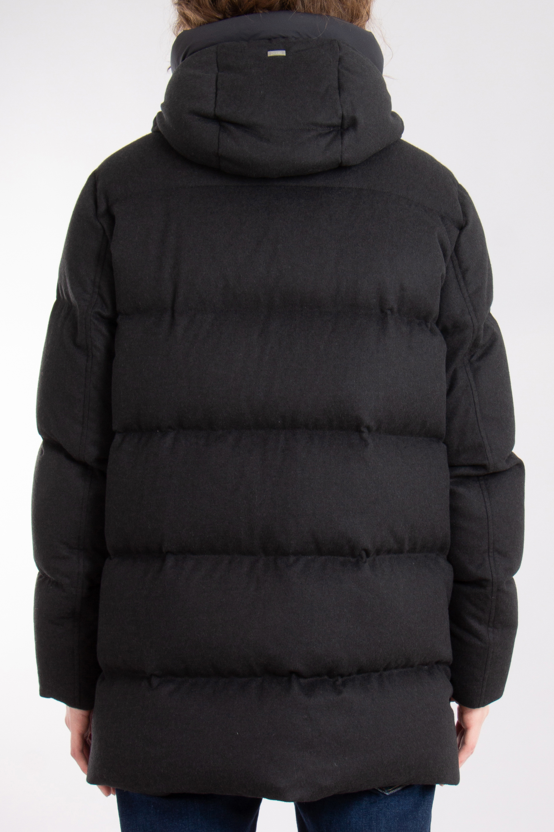 HERNO Cashmere-Silk & Ecoage Down Jacket