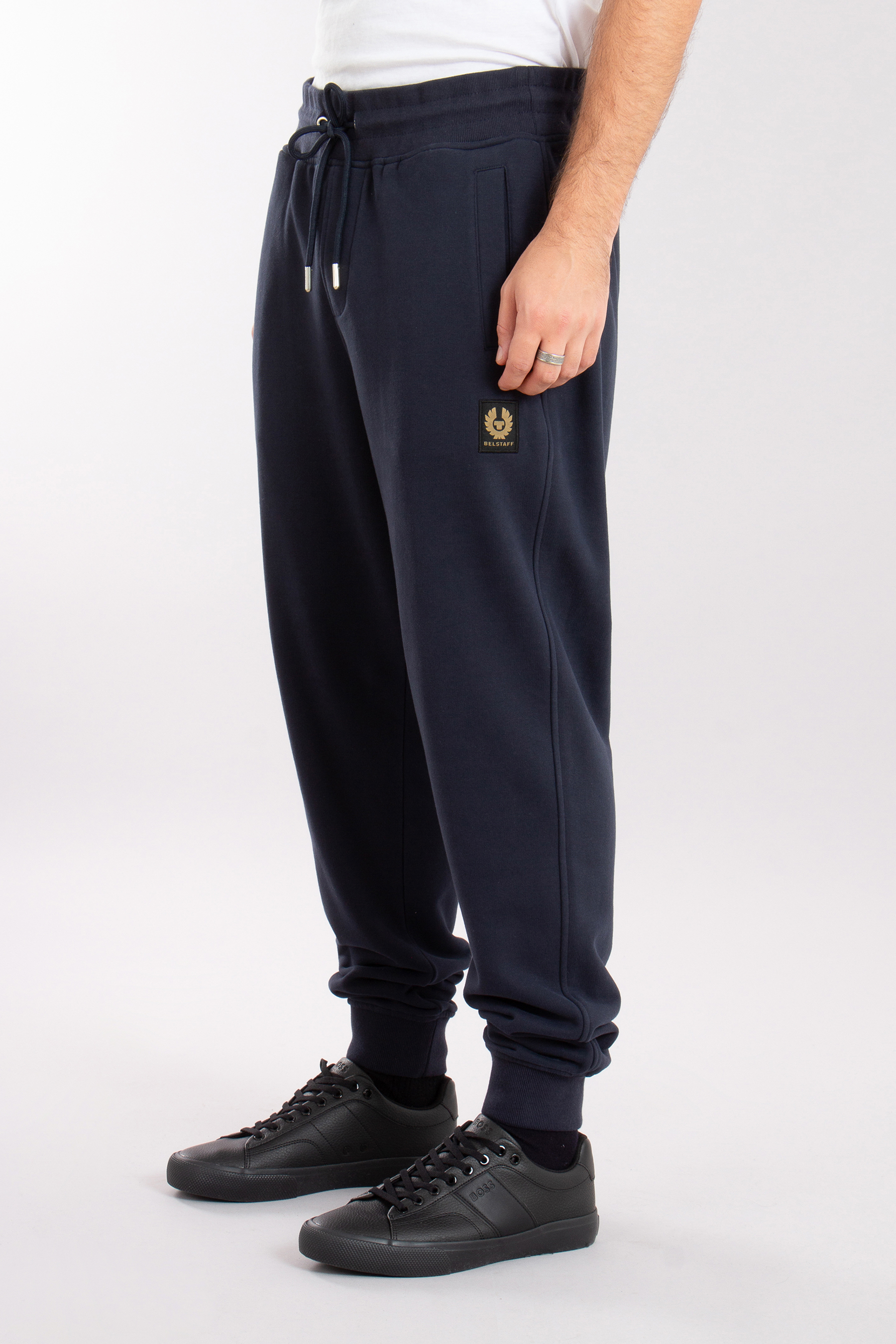 BELSTAFF Loopback Cotton Fleece Sweatpants