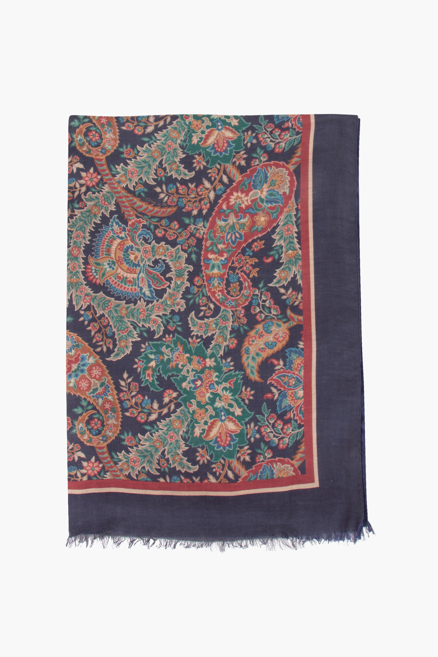 ETRO Double-Sided Cashmere Blend & Silk Blend Scarf