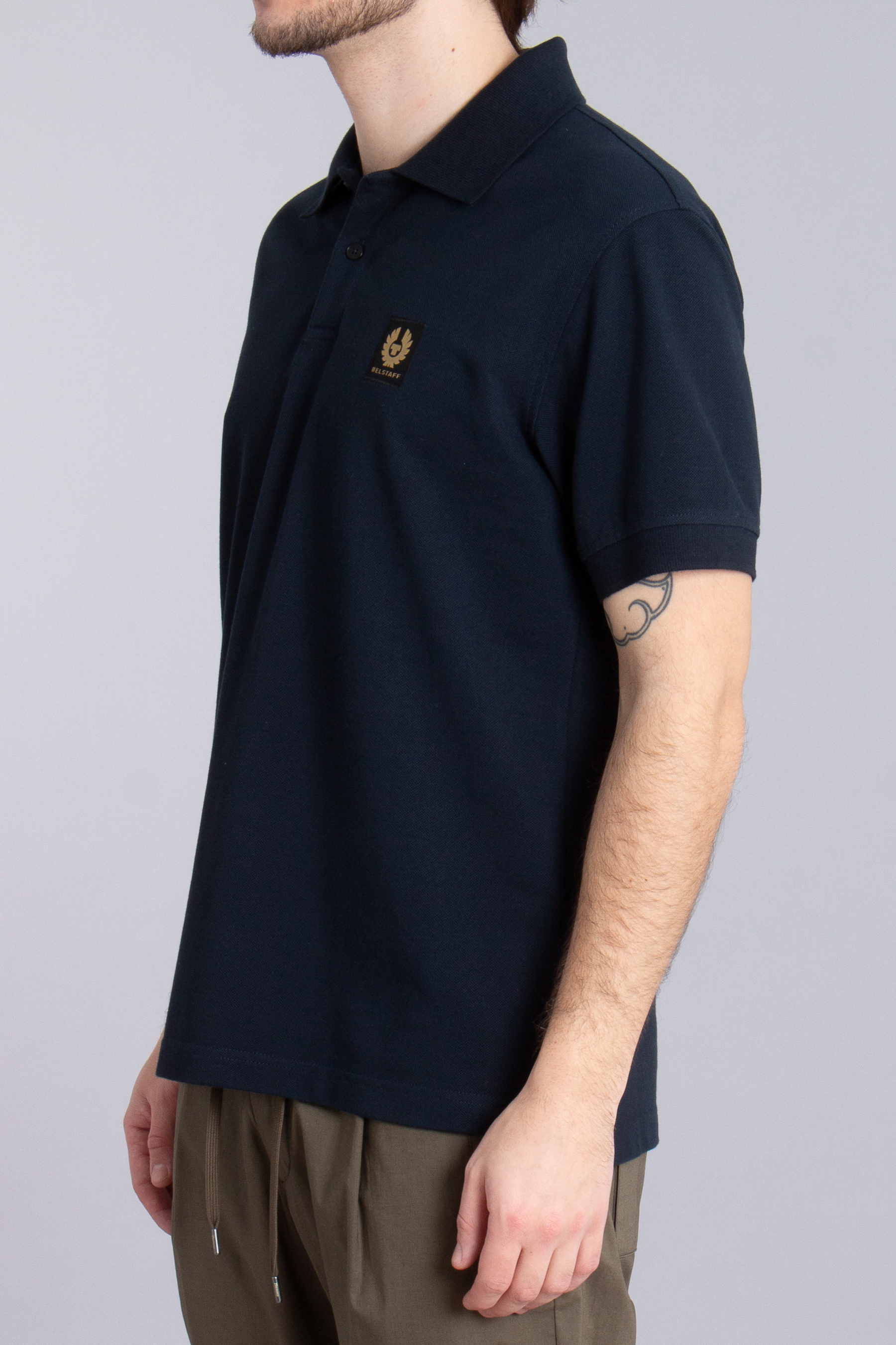 BELSTAFF Regular Fit Cotton Piqué Polo Shirt