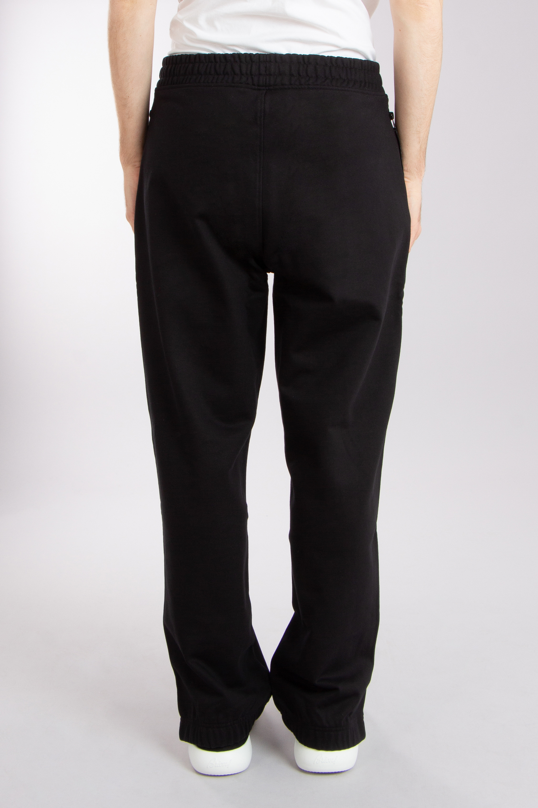 HUGO Super Black Cotton Fleece Sweatpants Detechtros