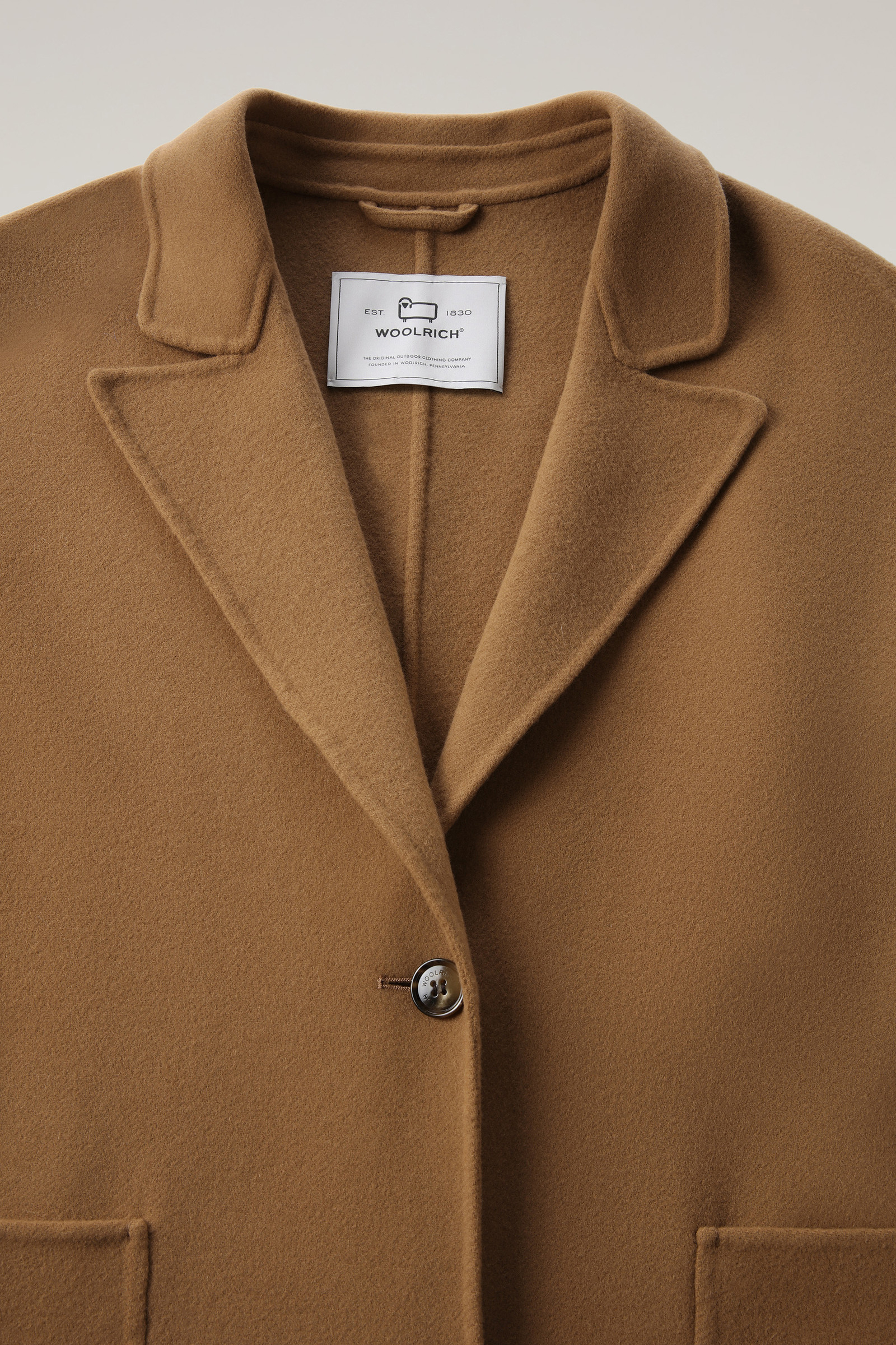 WOOLRICH Manteco Double Wool Coat 