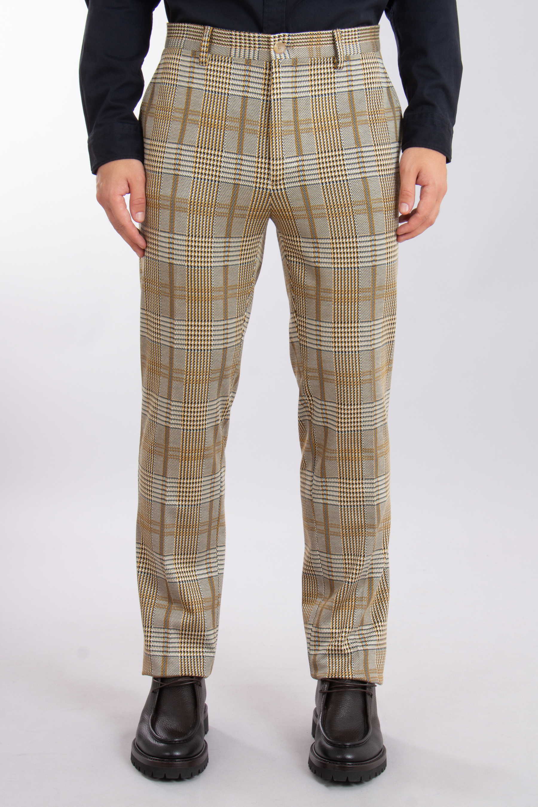 ETRO Checked Viscose-Nylon Stretch Pants