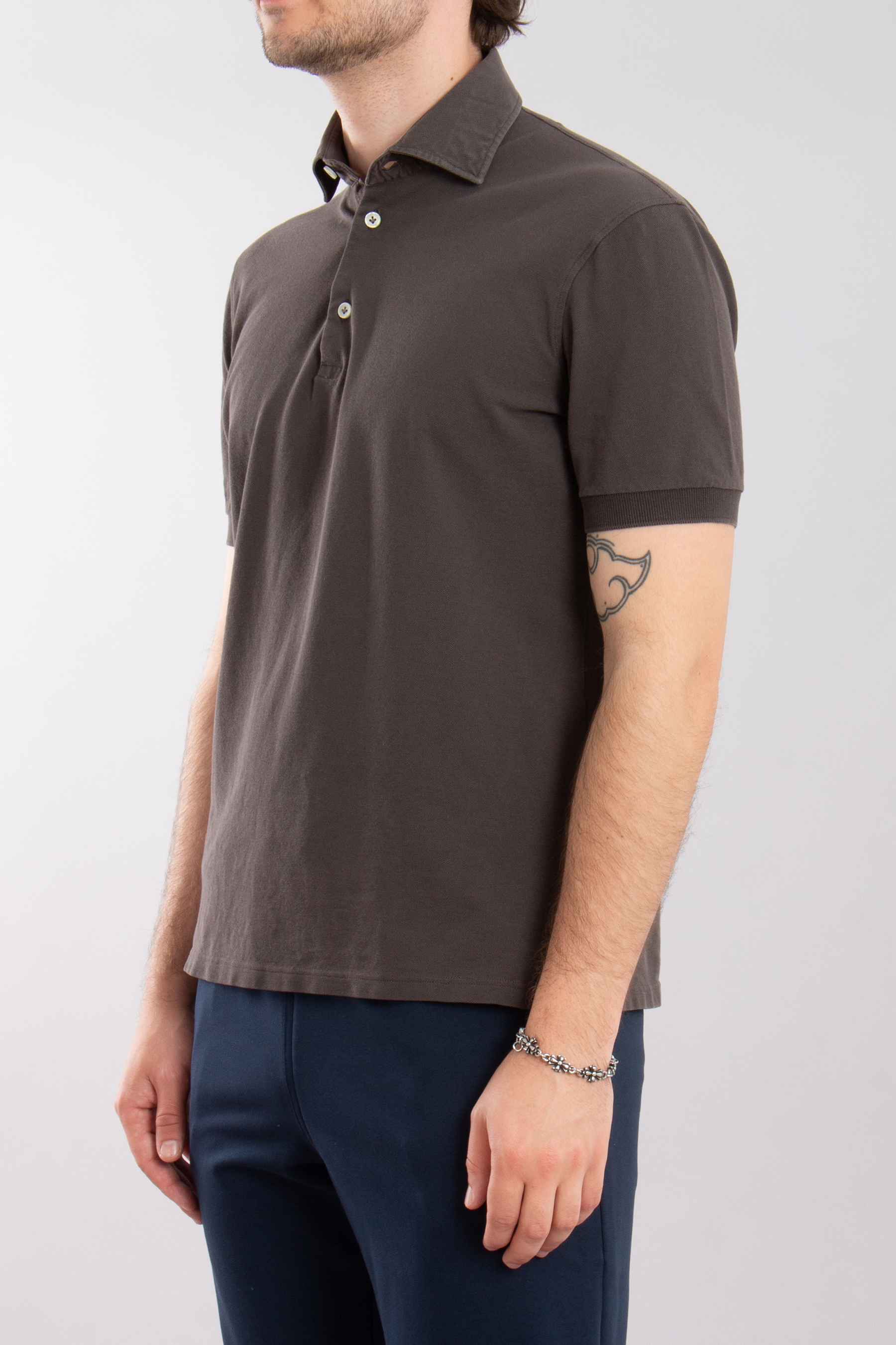 SONRISA Cotton Piqué Polo Shirt