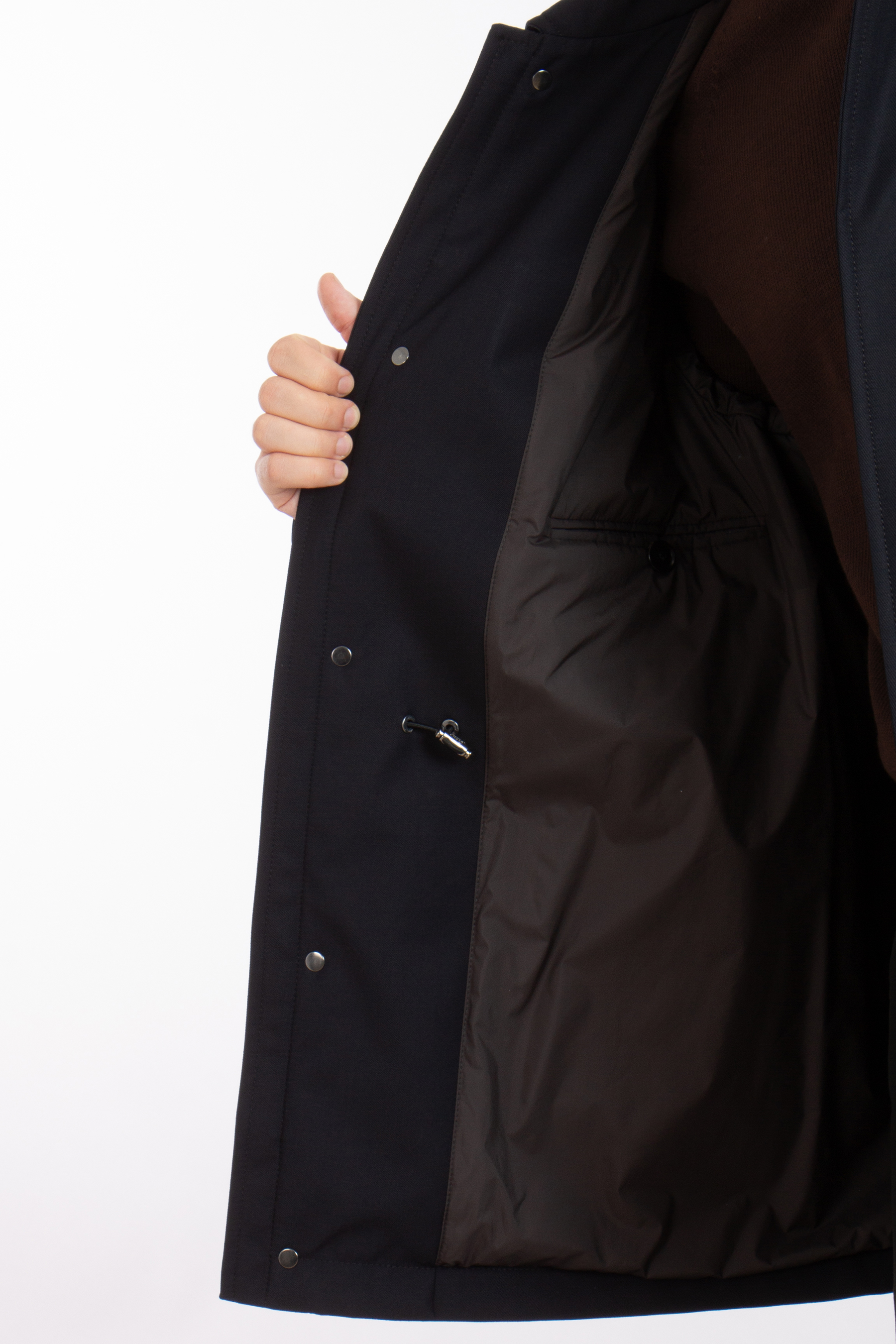 BRIONI Padded Wool Field Jacket