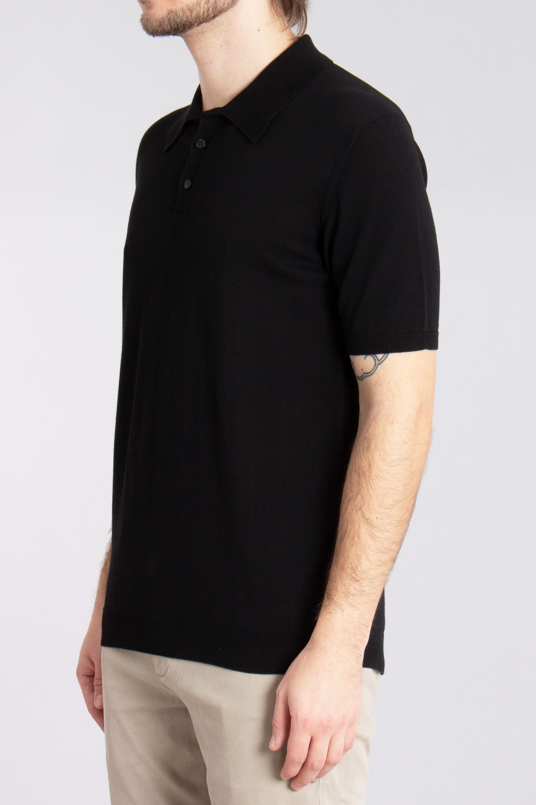 ROBERTO COLLINA Light Cotton Knit Polo