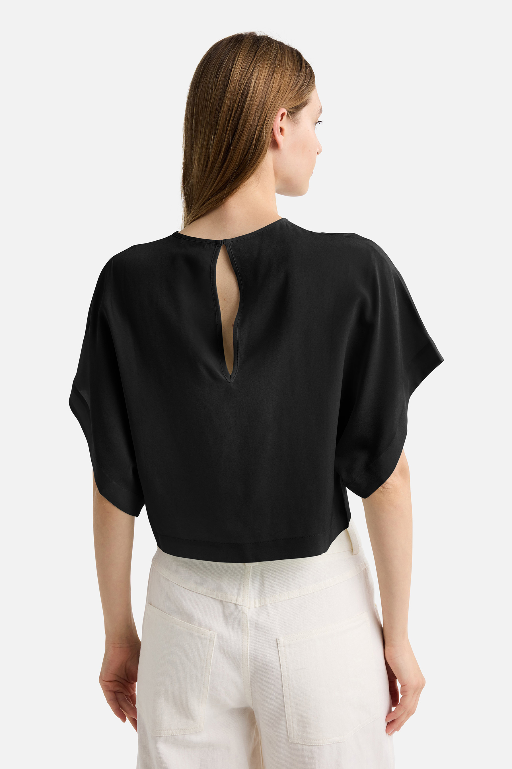 IHEART Wide Fit Silk Top Petrinea