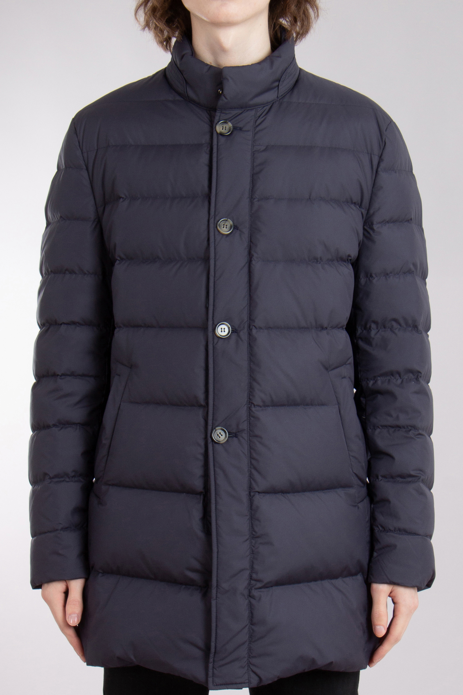 MAXIMILIAN Quilted Technical Fabric Down Jacket Leonel