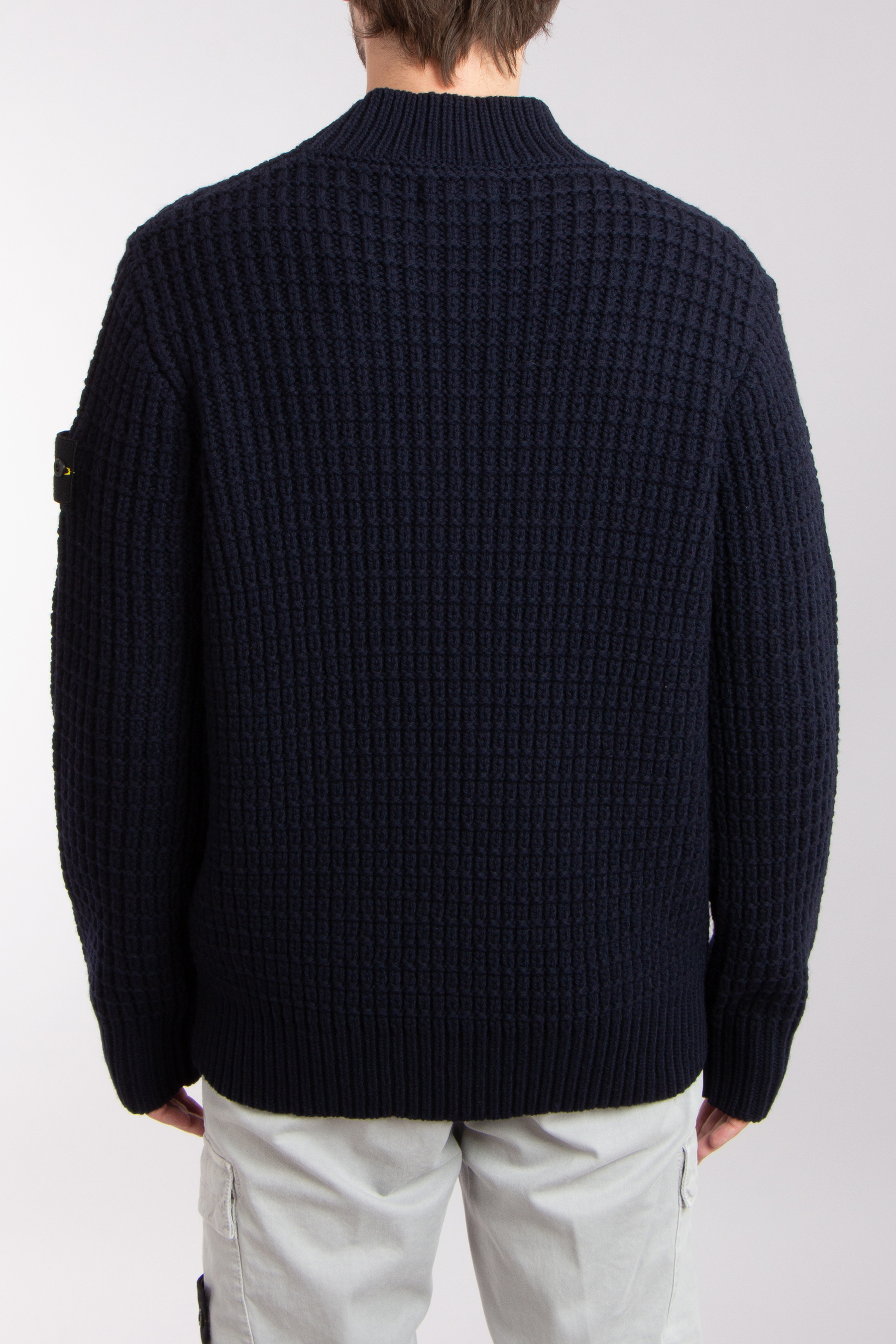 STONE ISLAND Virgin Wool Knit Sweater