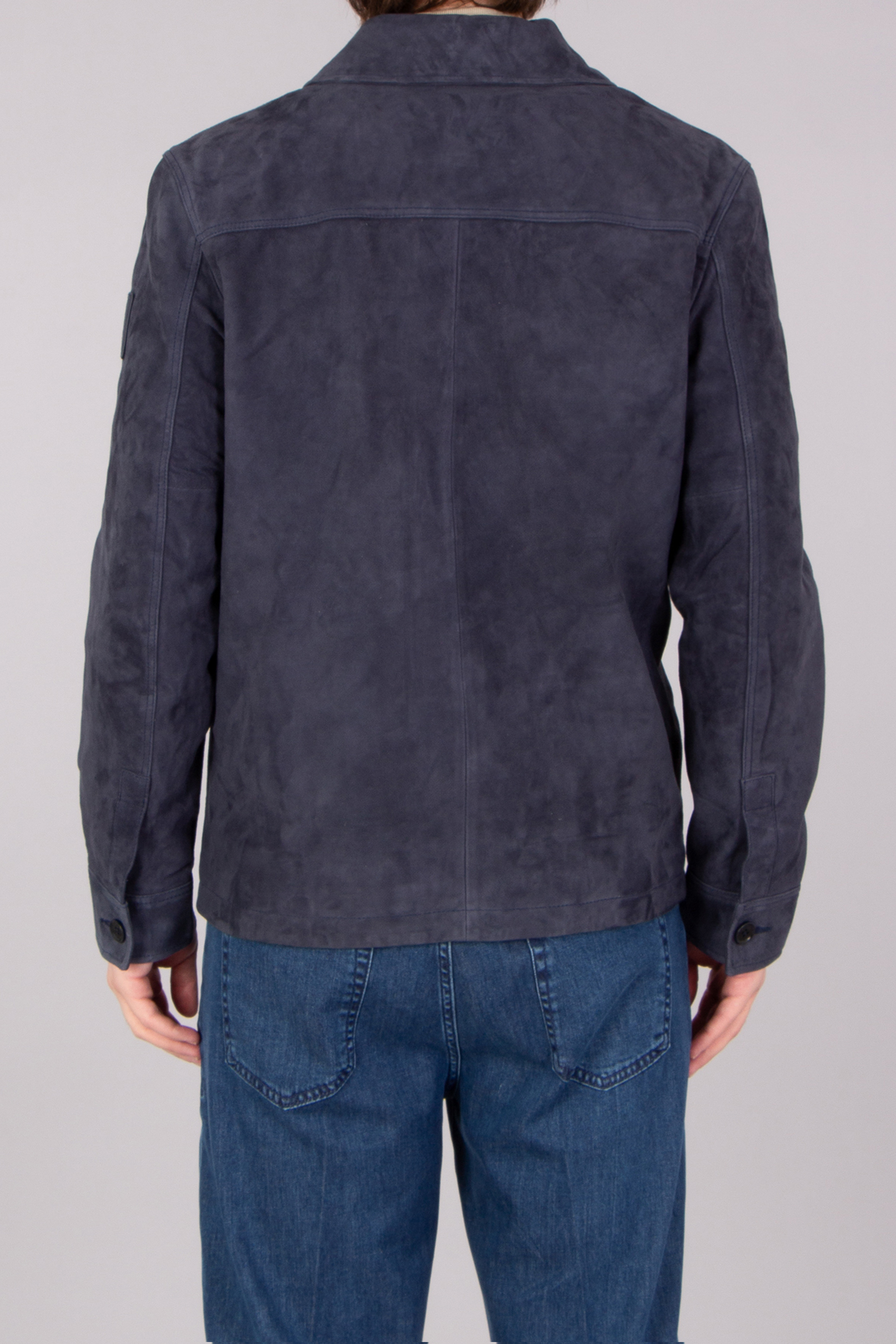 BELSTAFF Regular Fit Goat Suede Overshirt Waypoint