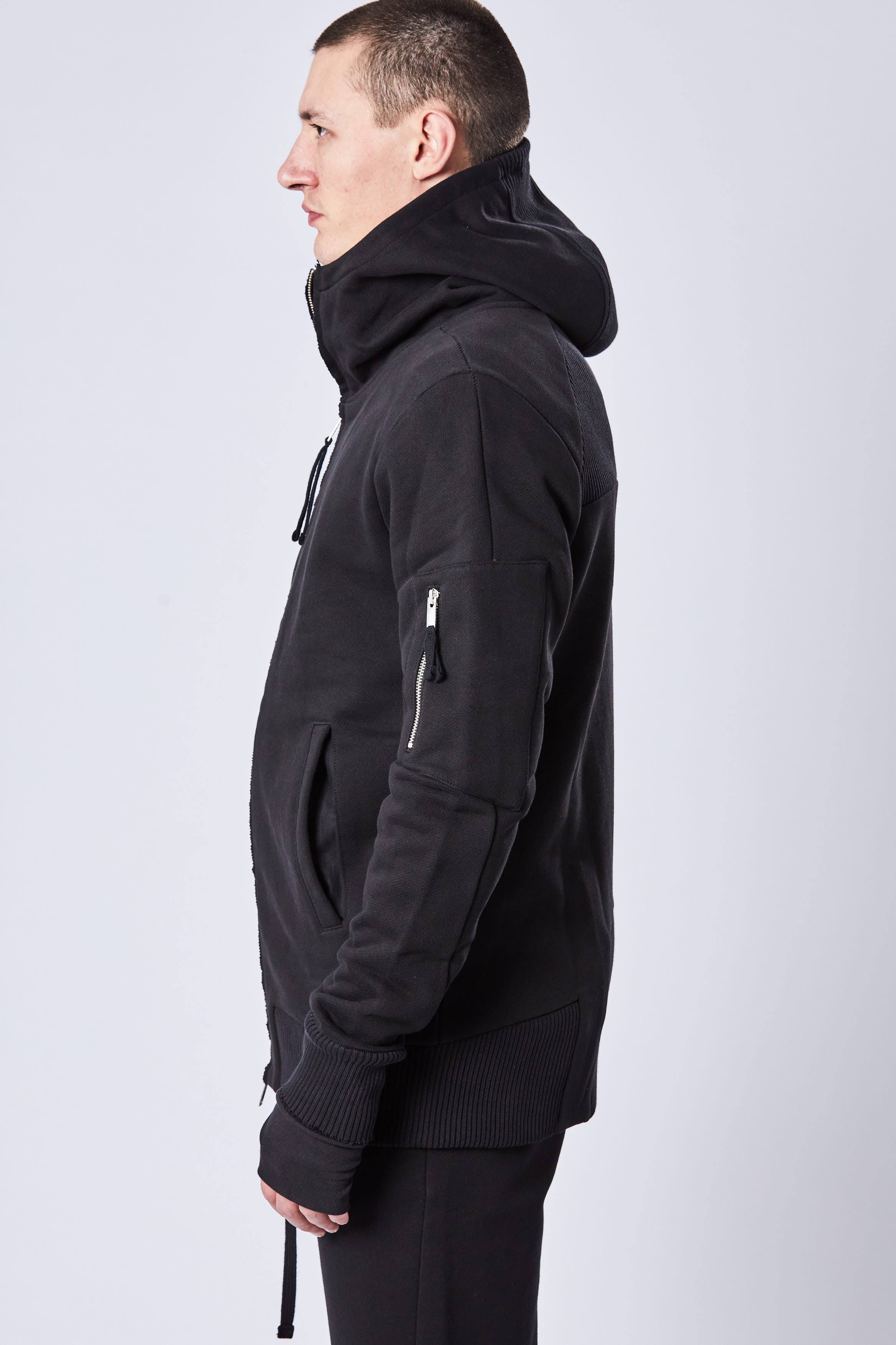 THOM KROM Cotton Zip Hoodie 