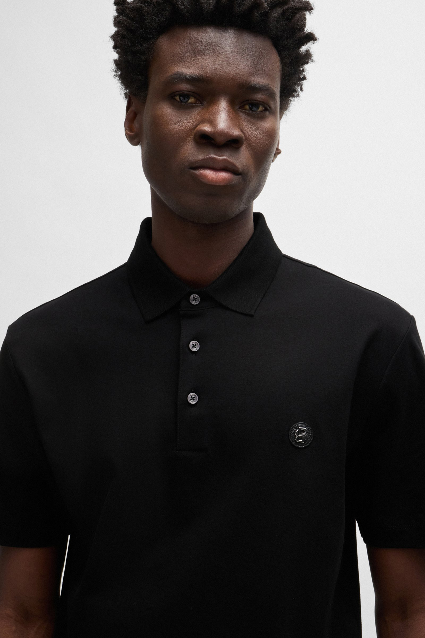 BOSS Mercerized Cotton Polo Shirt C-Parris