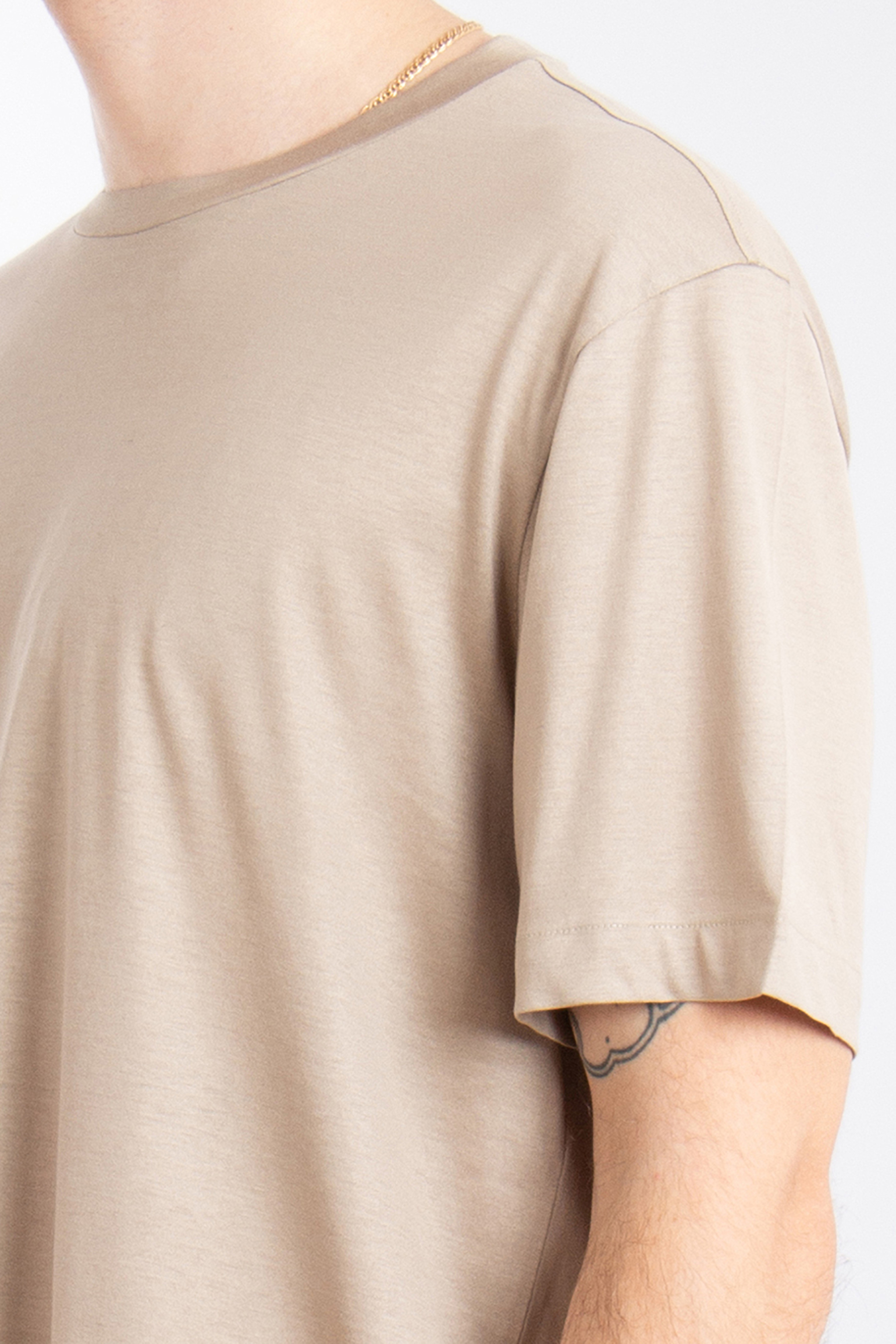 BRIONI Silk-Cotton Blend T-Shirt