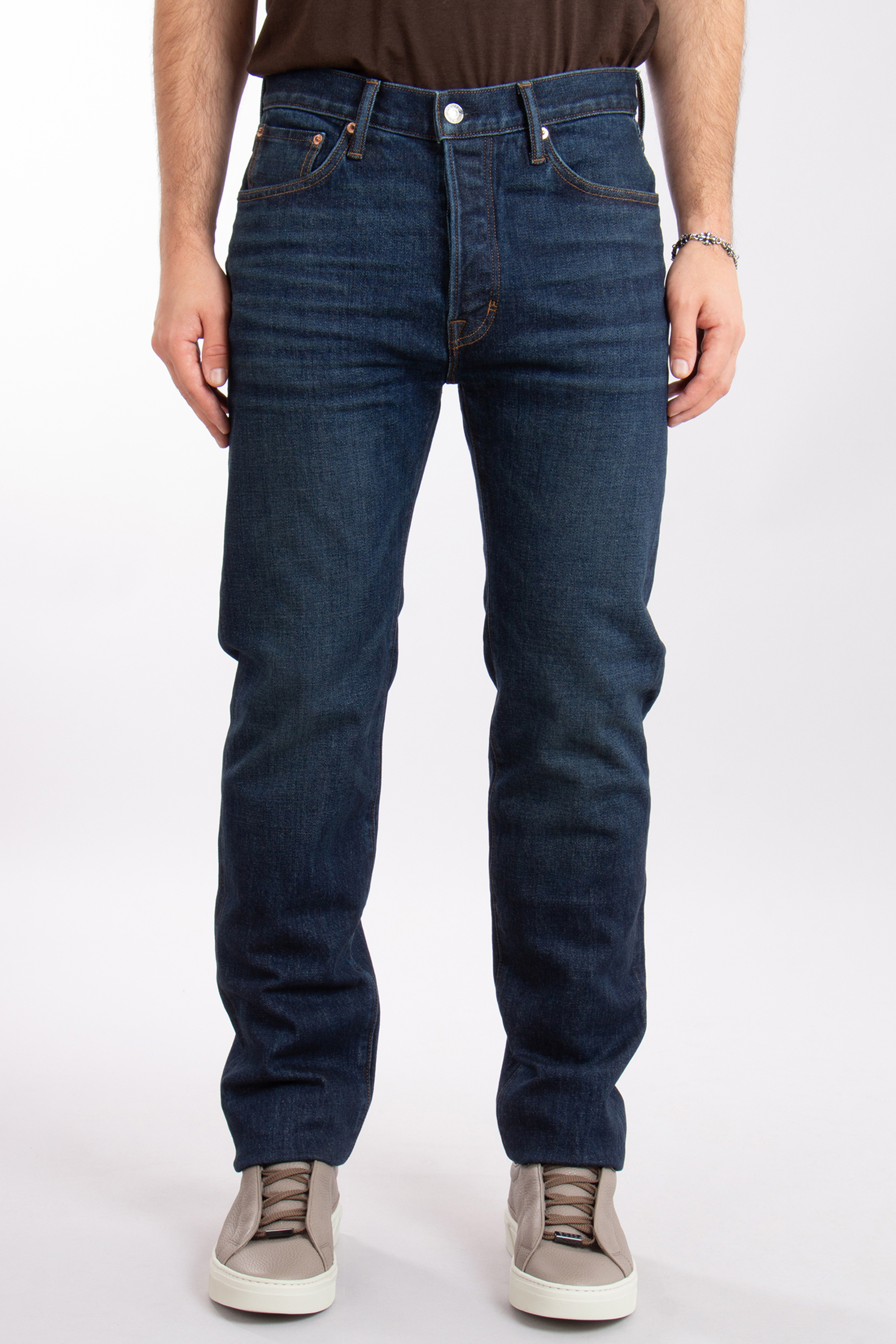 TOM FORD Standard Fit Cotton Denim Jeans