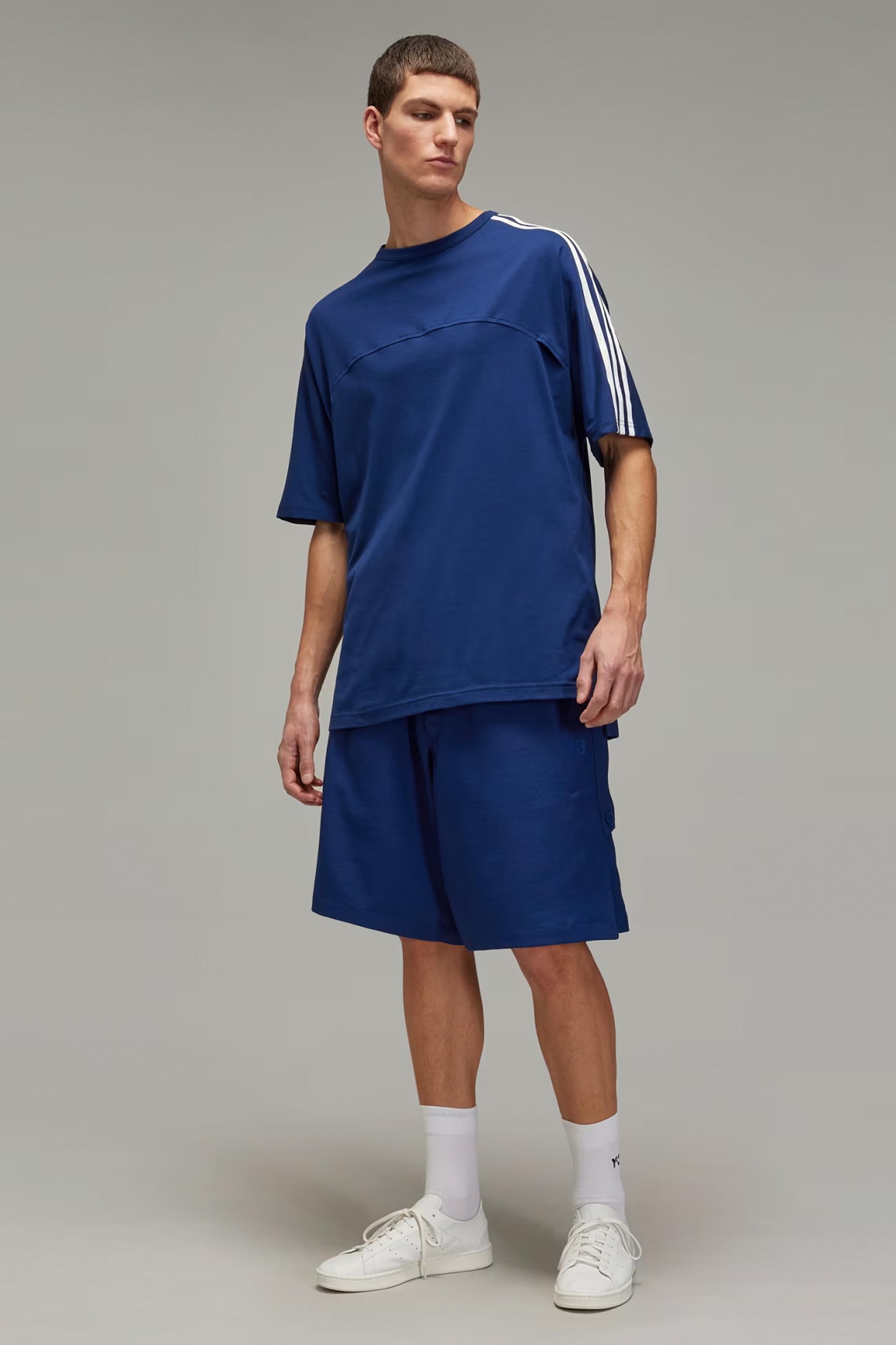 Y-3 3-Stripes Cotton Jersey T-Shirt