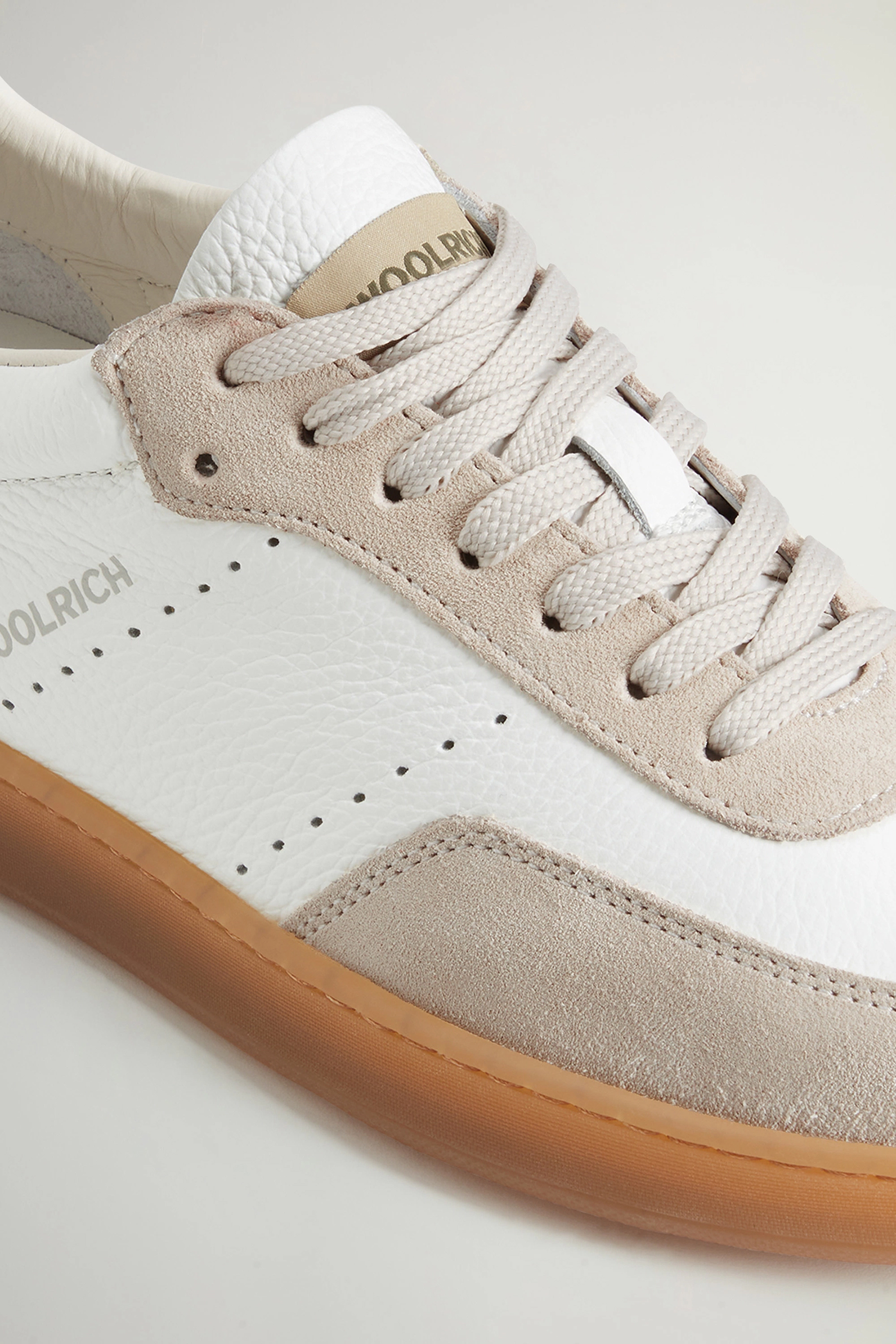 WOOLRICH Leather & Suede Sneakers Swing Court