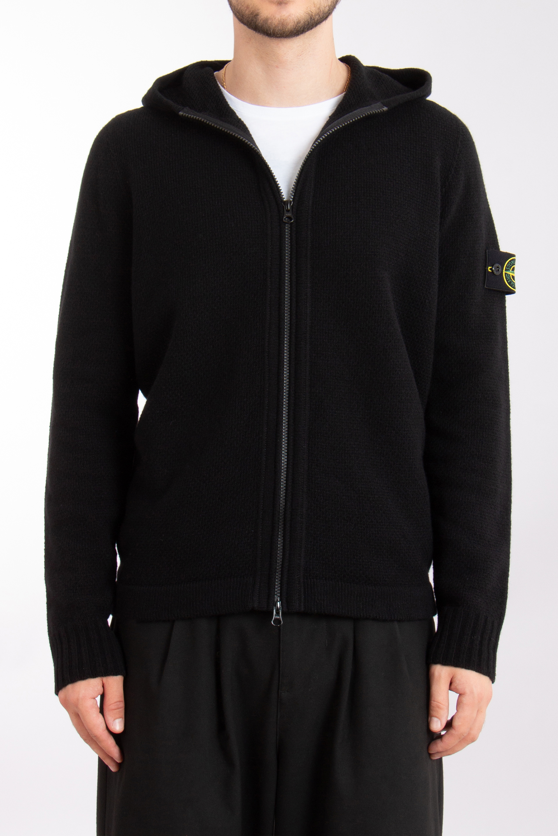 STONE ISLAND Wool Blend Cardigan